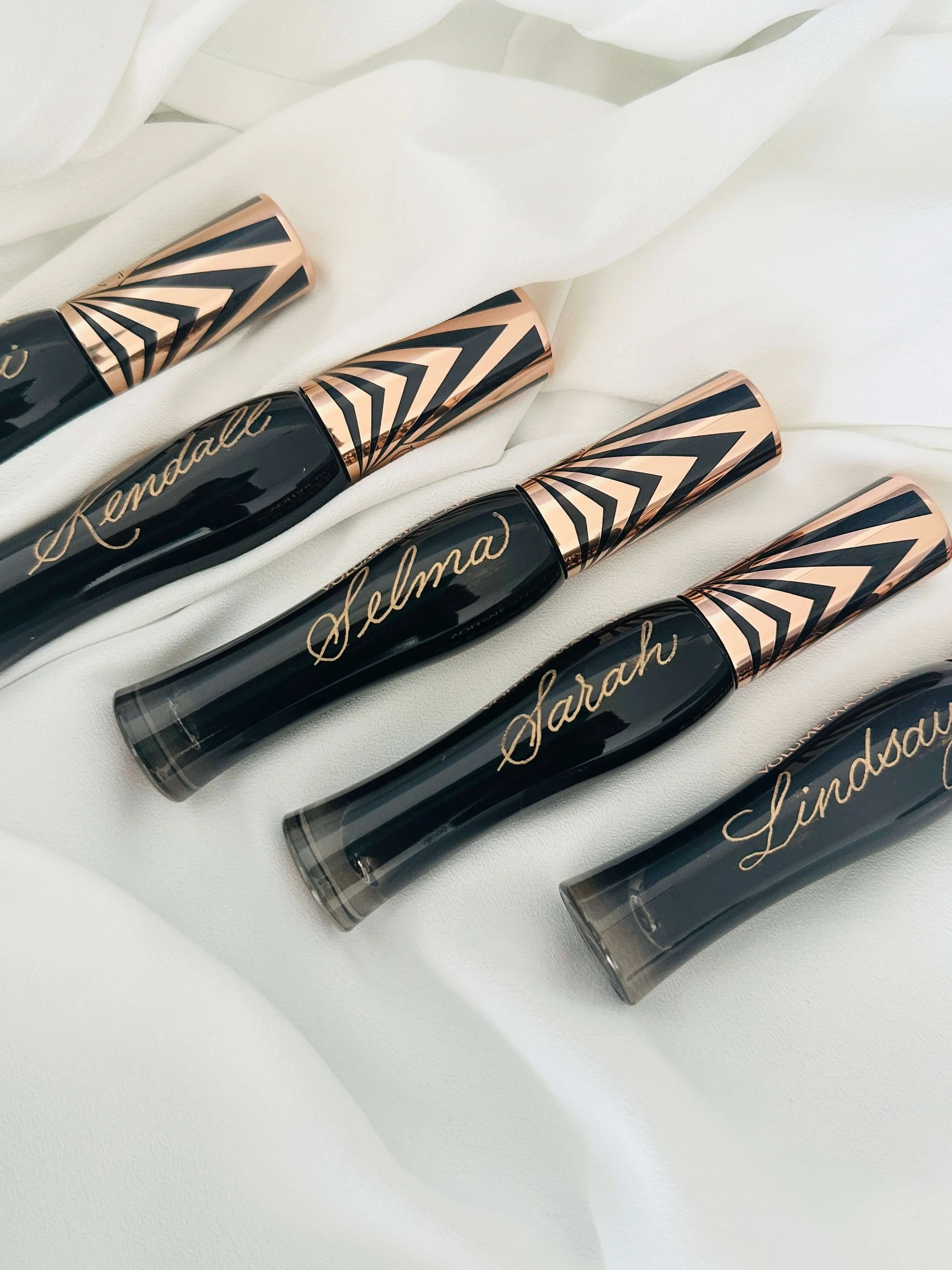 Engraved Charlotte Tilbury Mascara for Influencer Wedding 