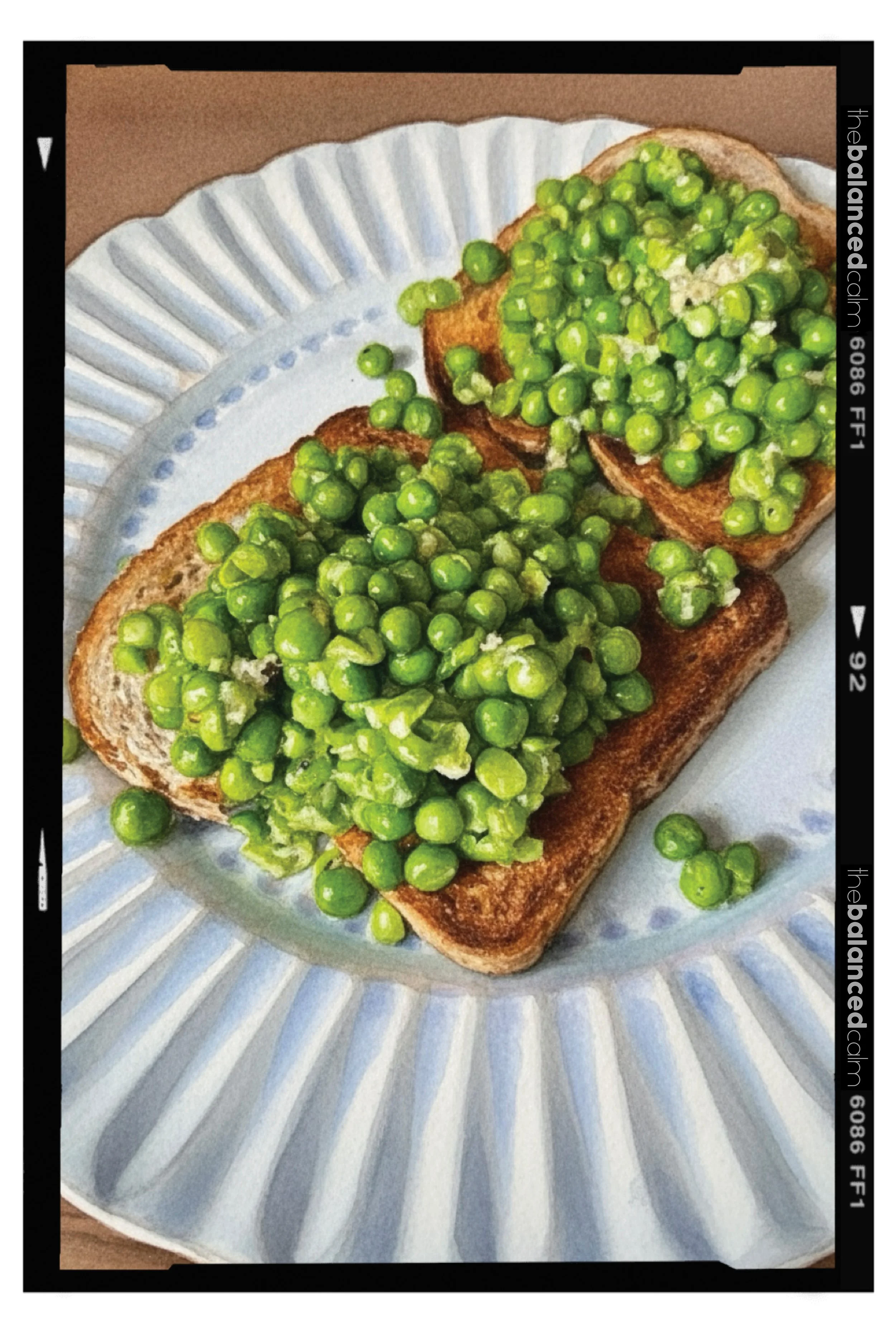 an alt to “avo” toast 🫛🍞