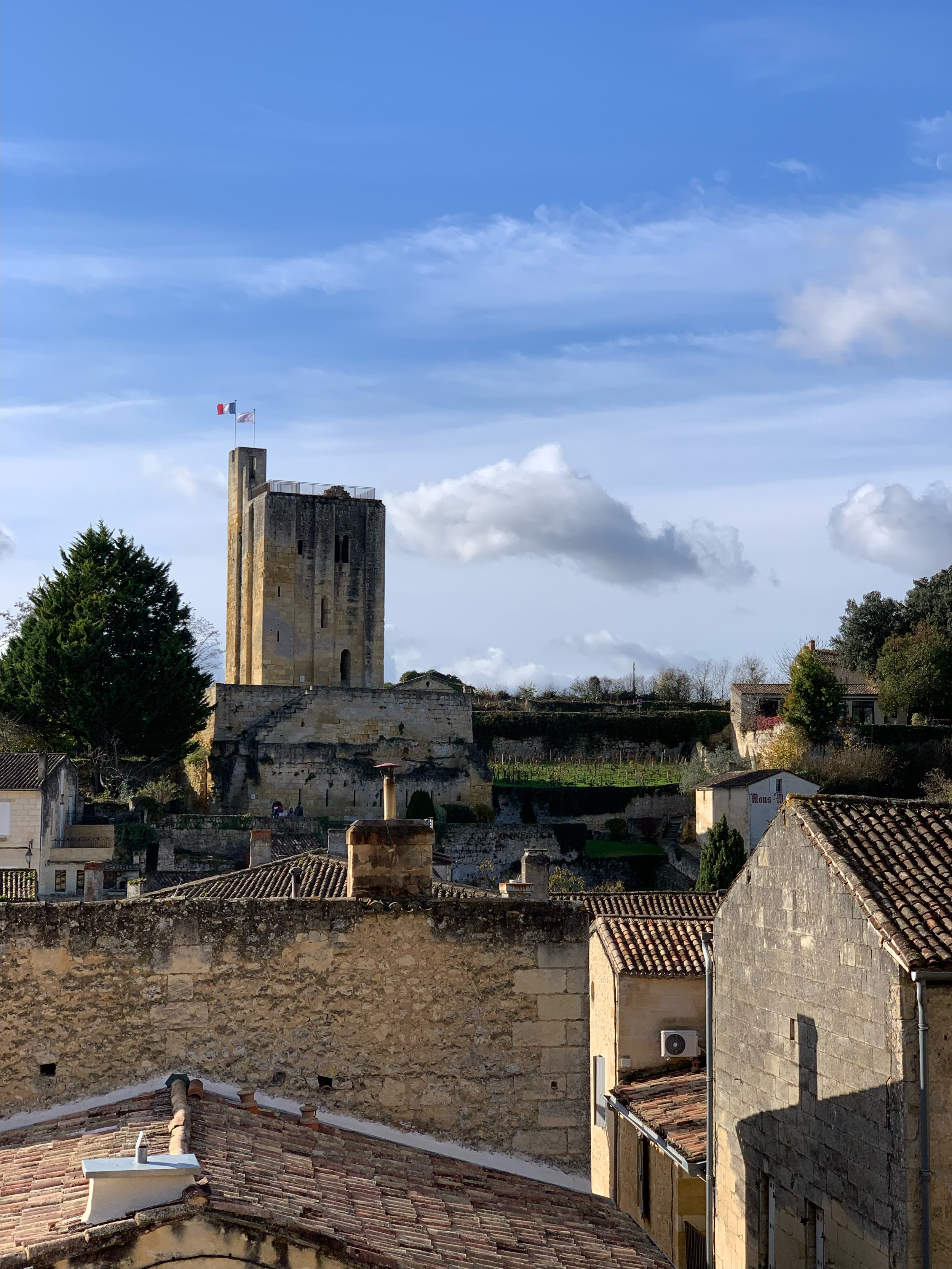 Old keep in Saint-Emilion