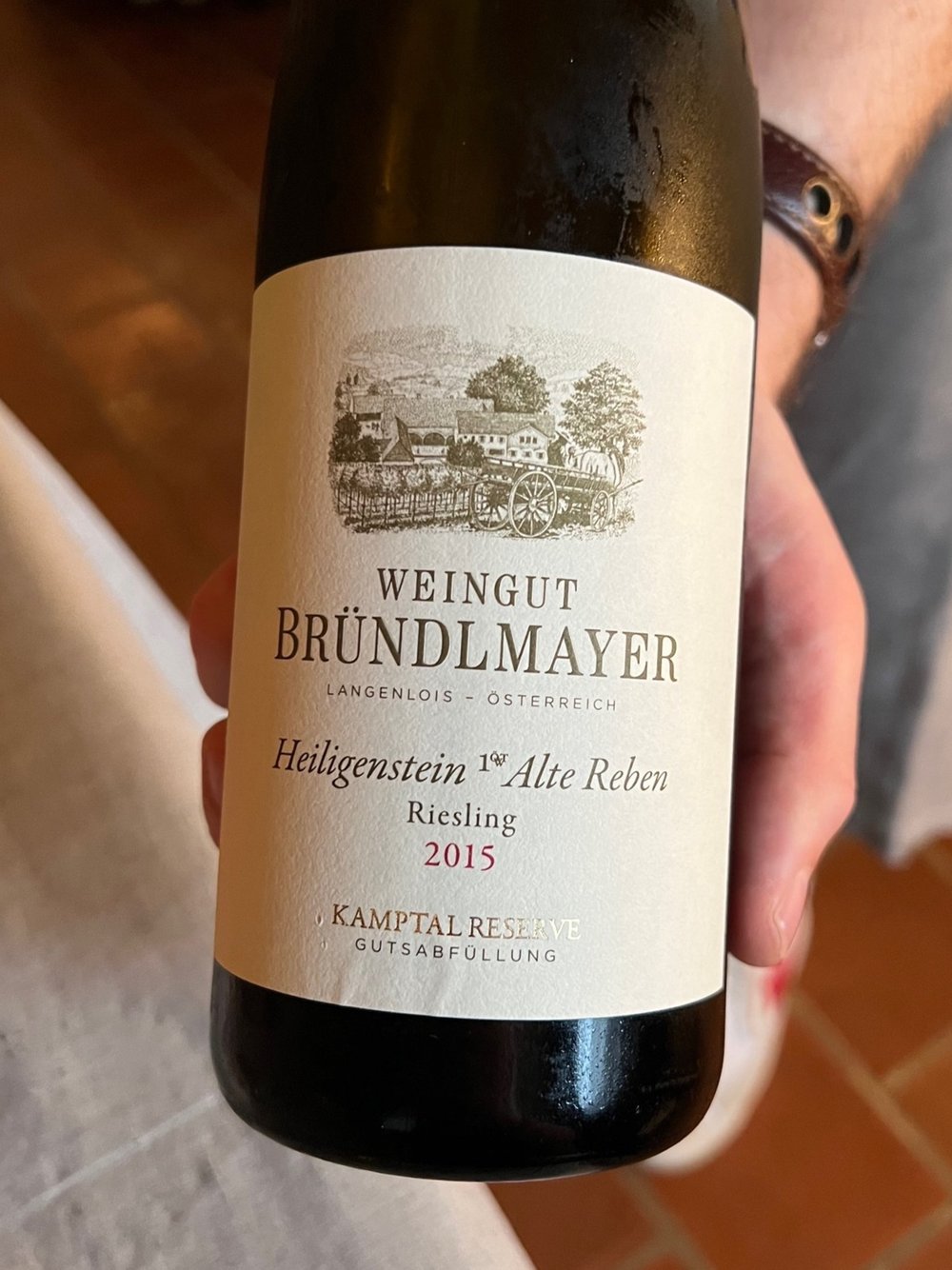 2015 old vine Heiligenstein Riesling