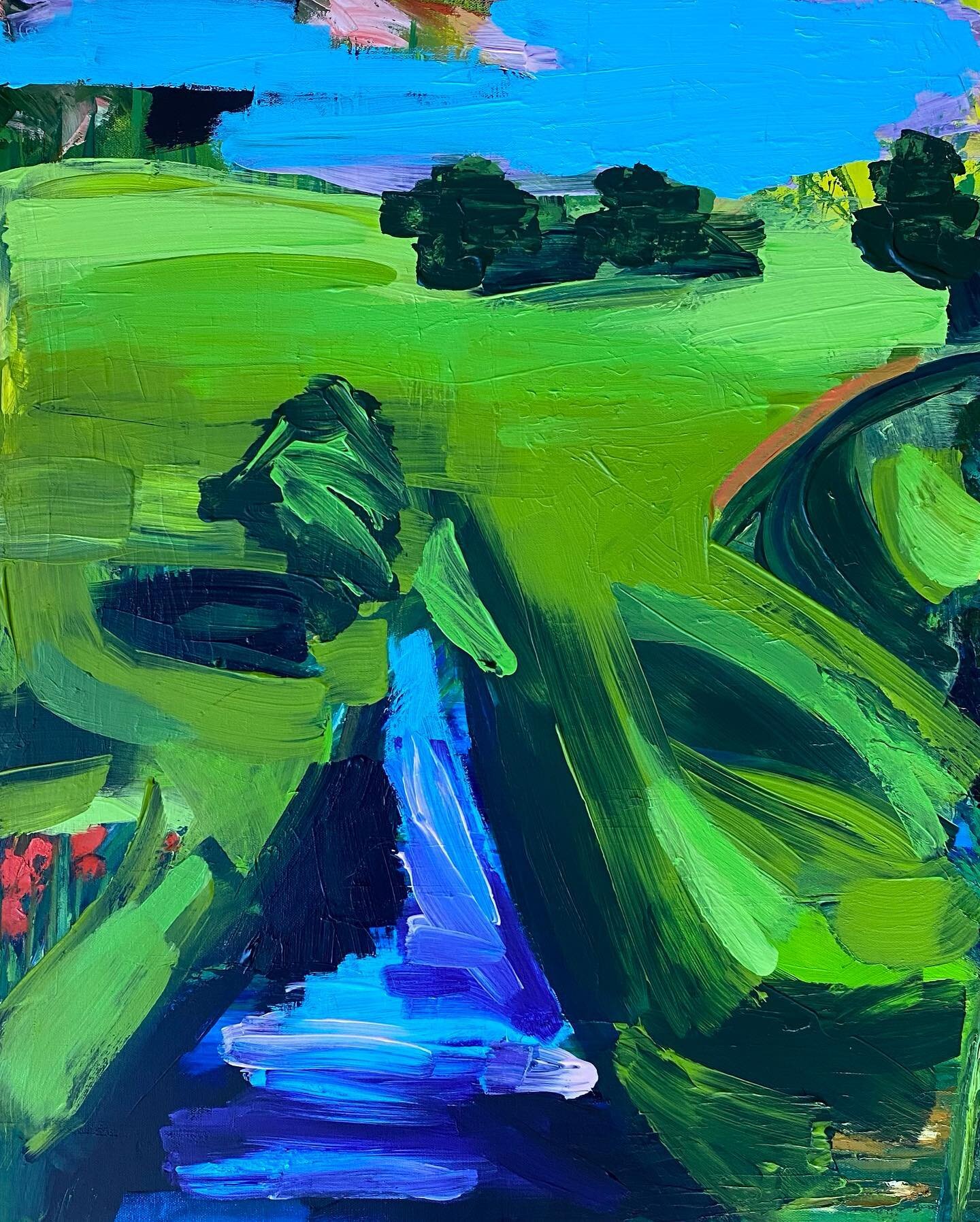 Rolling Hills
40 x 30
Acrylic on repurposed canvas
Semi- abstract