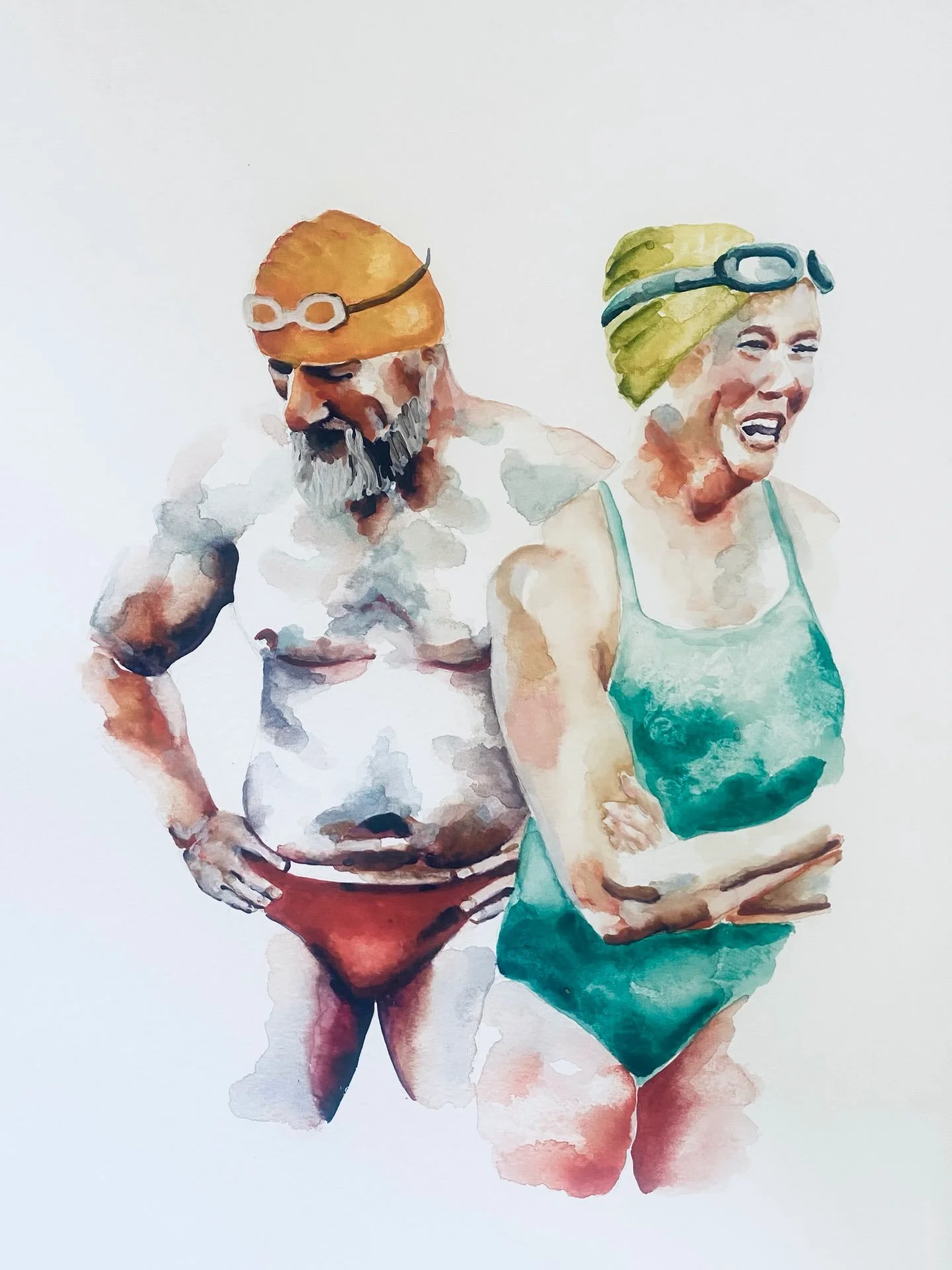 A watercolor that will be part of my solo show @taggallery . Opening night 09/12