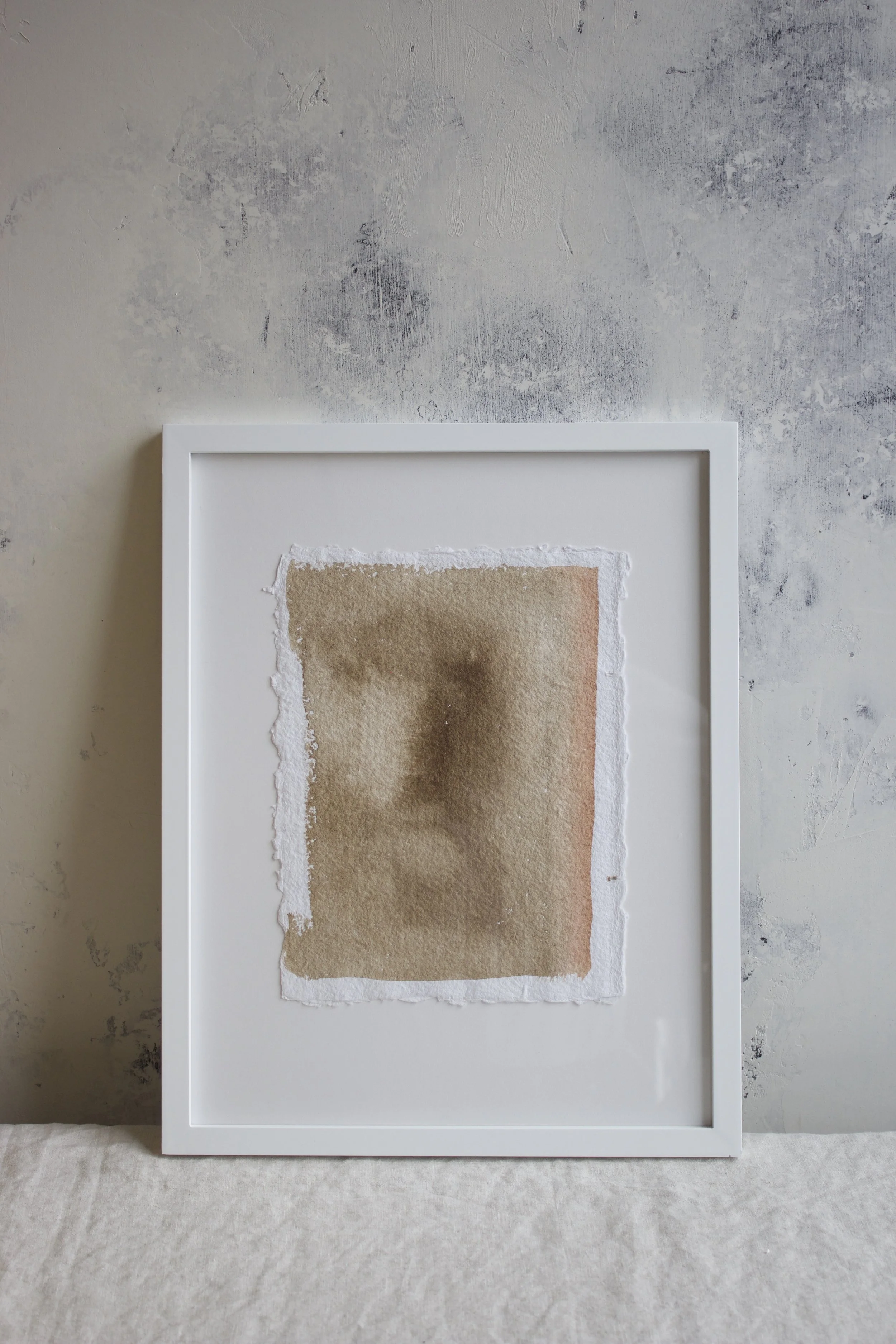 Abstract with red line