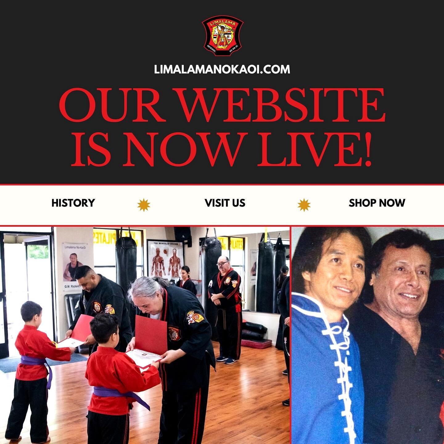 Our new Website is now up! Check out our history, community gallery and more.🙌🏽

✨Click the link in our bio!✨

#limalamanokaoi #martialarts #selfdefense #losangeles #mexico