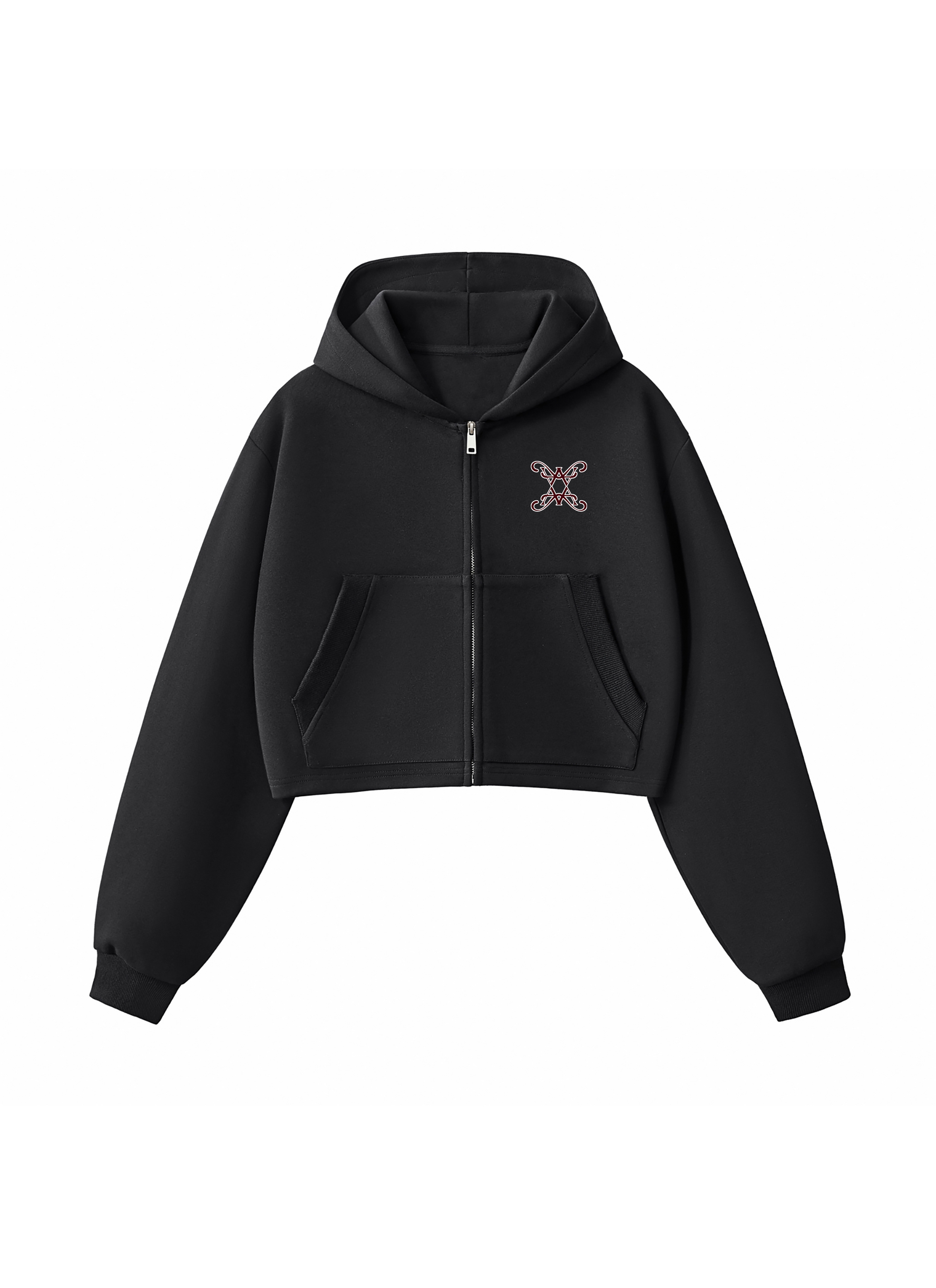 AJ Cropped Zip-Up Sweat Suit (Ladies)