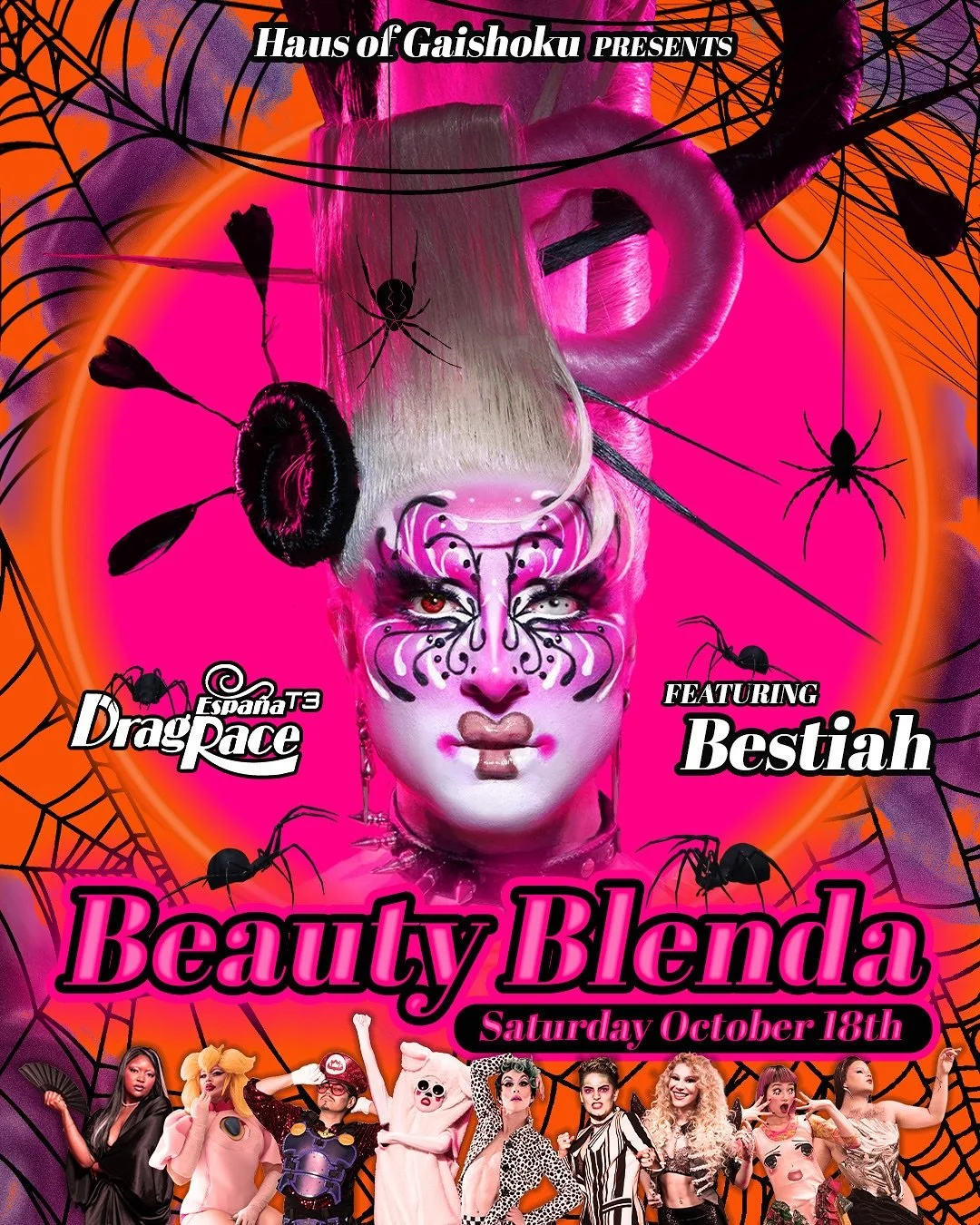 Event info 🎃👻 &darr;
Tokyo Halloween Beauty Blenda 2025🎃👻
10/18(Sat) Oct 18th(Sat)
開場(Open) 18:00 開演(Show Start) 19:00
📍RJGB吉祥寺(RJGB Kichijoji)
📍吉祥寺本町2-13-14 武蔵フォーラムlll 地下1階(KICHIJOJI HONMACHI 2-13-14 MUSASHI FORUM III B1F)

チケット購入はリンク🔗でも、DMて