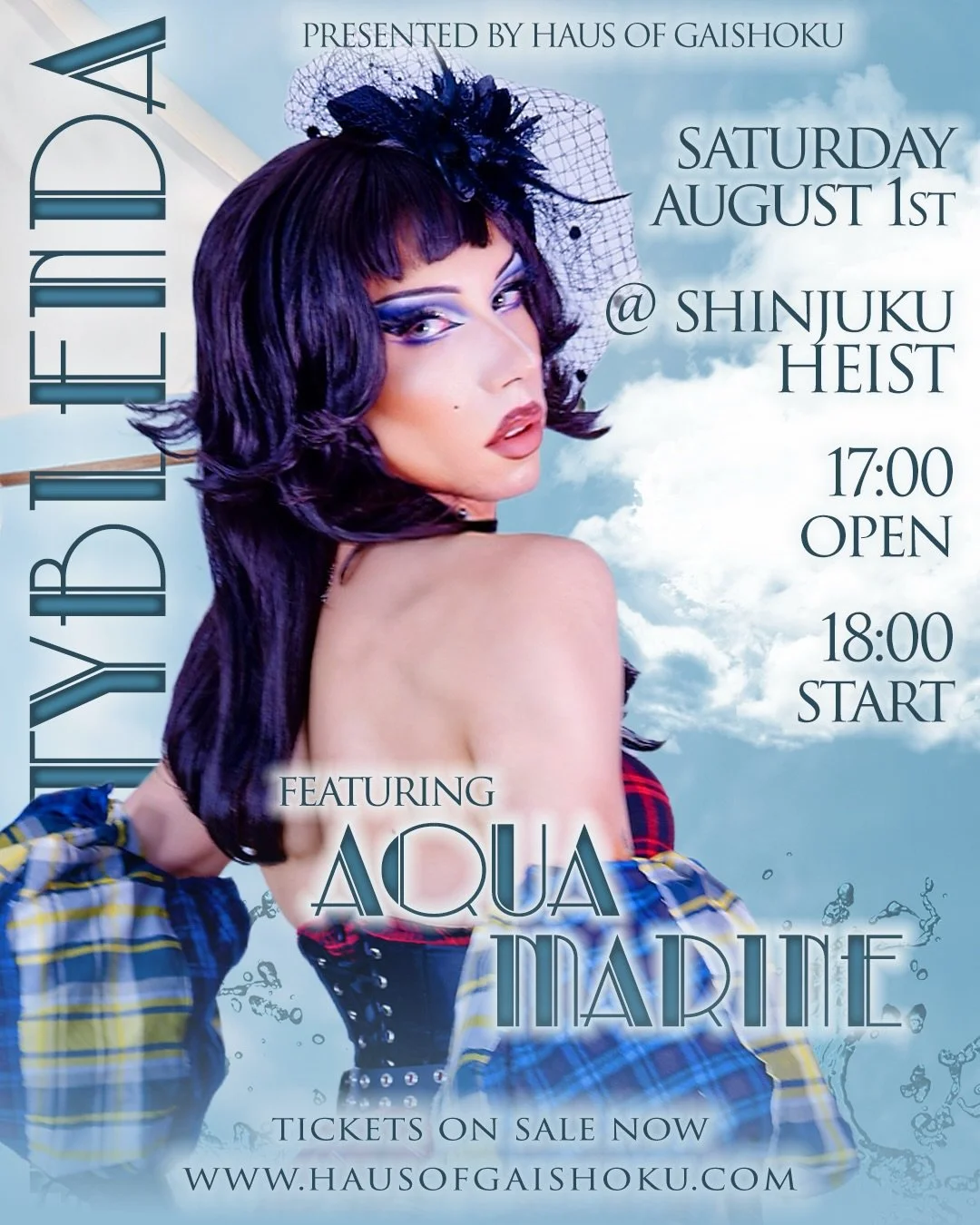 Tokyo🗼! Japan🇯🇵 !
Sailing in from her kingdom far far away in Europe✈️🌏, it&rsquo;s Aqua Marine! 🌊✨ 
(Un)equal parts princess and bimbo, I&rsquo;ve come to Tokyo to spread the lipstick lesbian fever 💄💋💕💖
Many thanks to Haus of Gaishoku for l