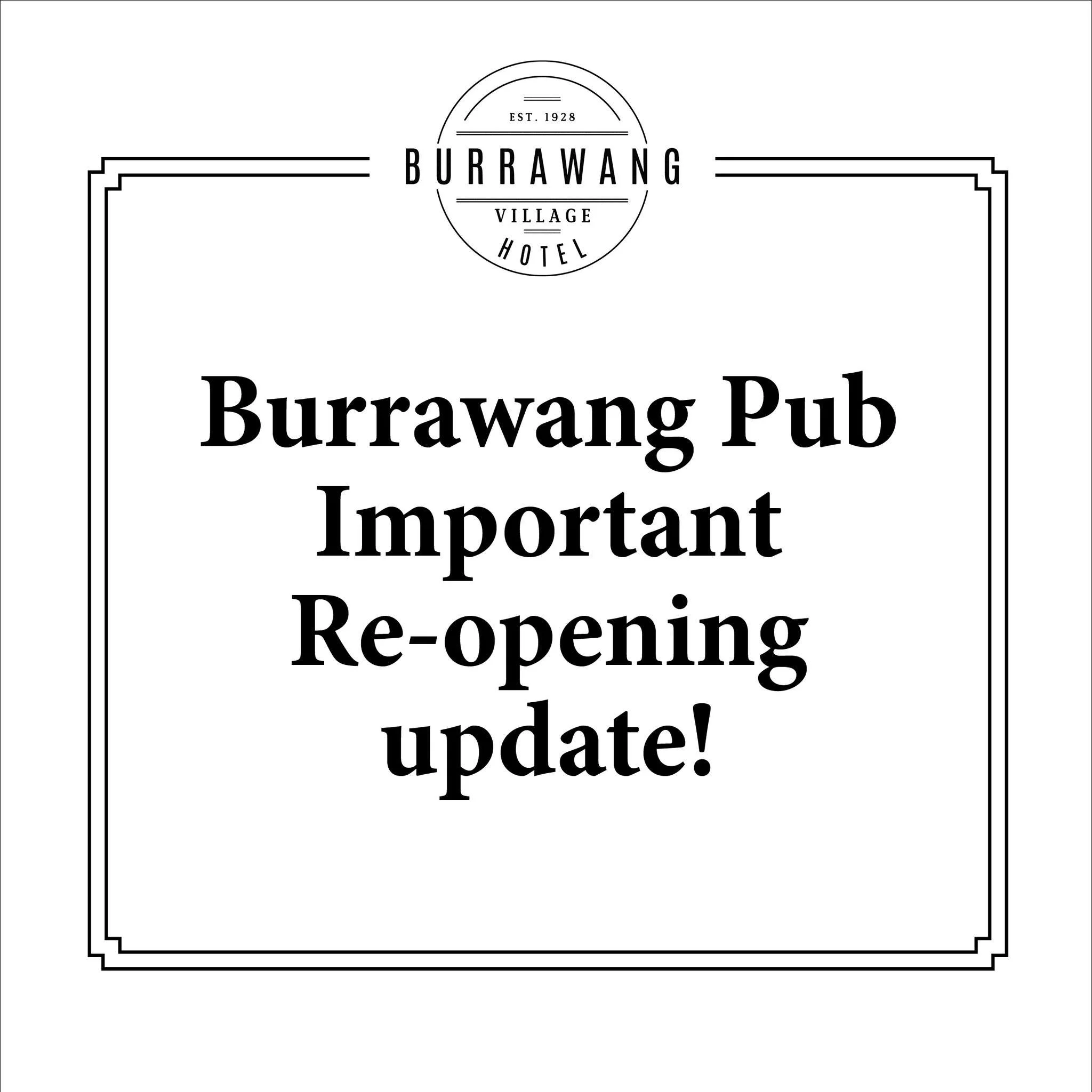 A quick update from us at the pub 😊

Firstly, thank you to everyone for your patience, encouragement, and support.

We had hoped to reopen in November, but delays with suppliers and the upcoming Christmas/New Year shutdown mean things are taking a l