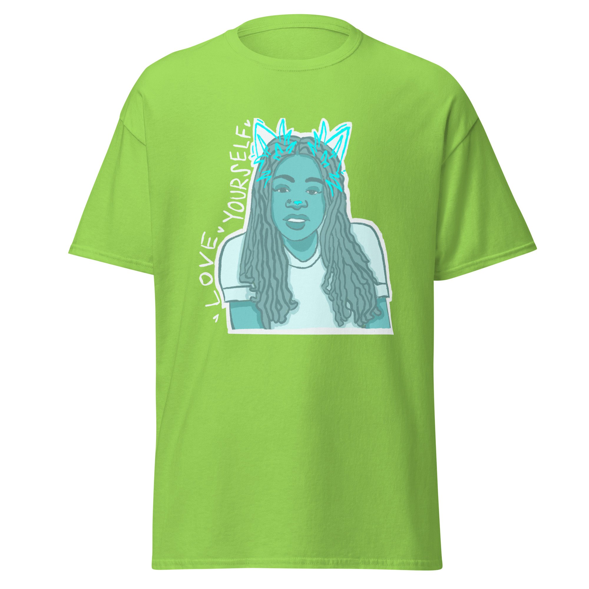 unisex-classic-tee-lime-front-684a588b46d83.jpg