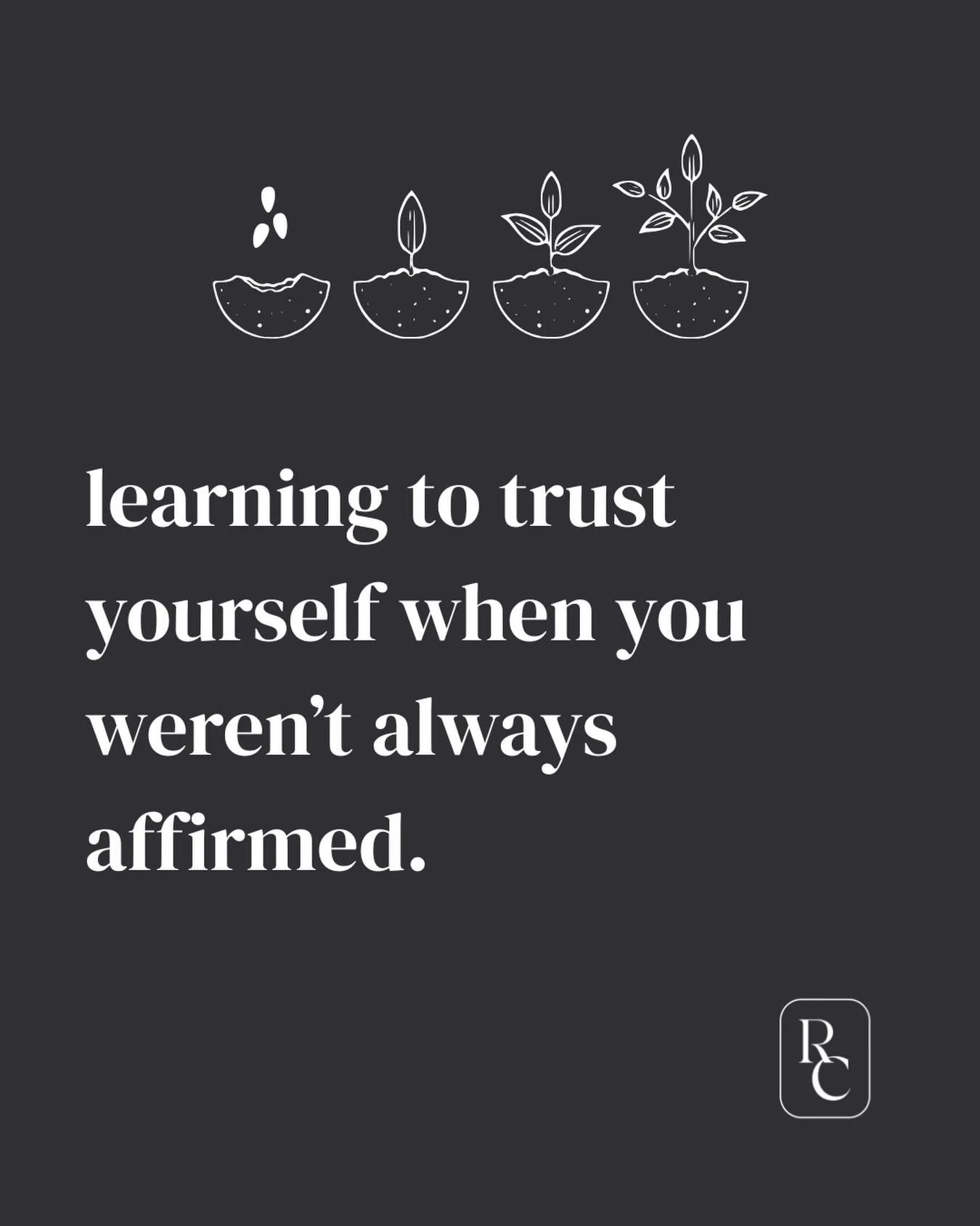 start with noticing the moments when you&rsquo;re acting against yourself - self-abandoning by saying yes instead of no, or putting others first at the cost of your wellbeing 

approach building trust with yourself as if you were a friend: with consi