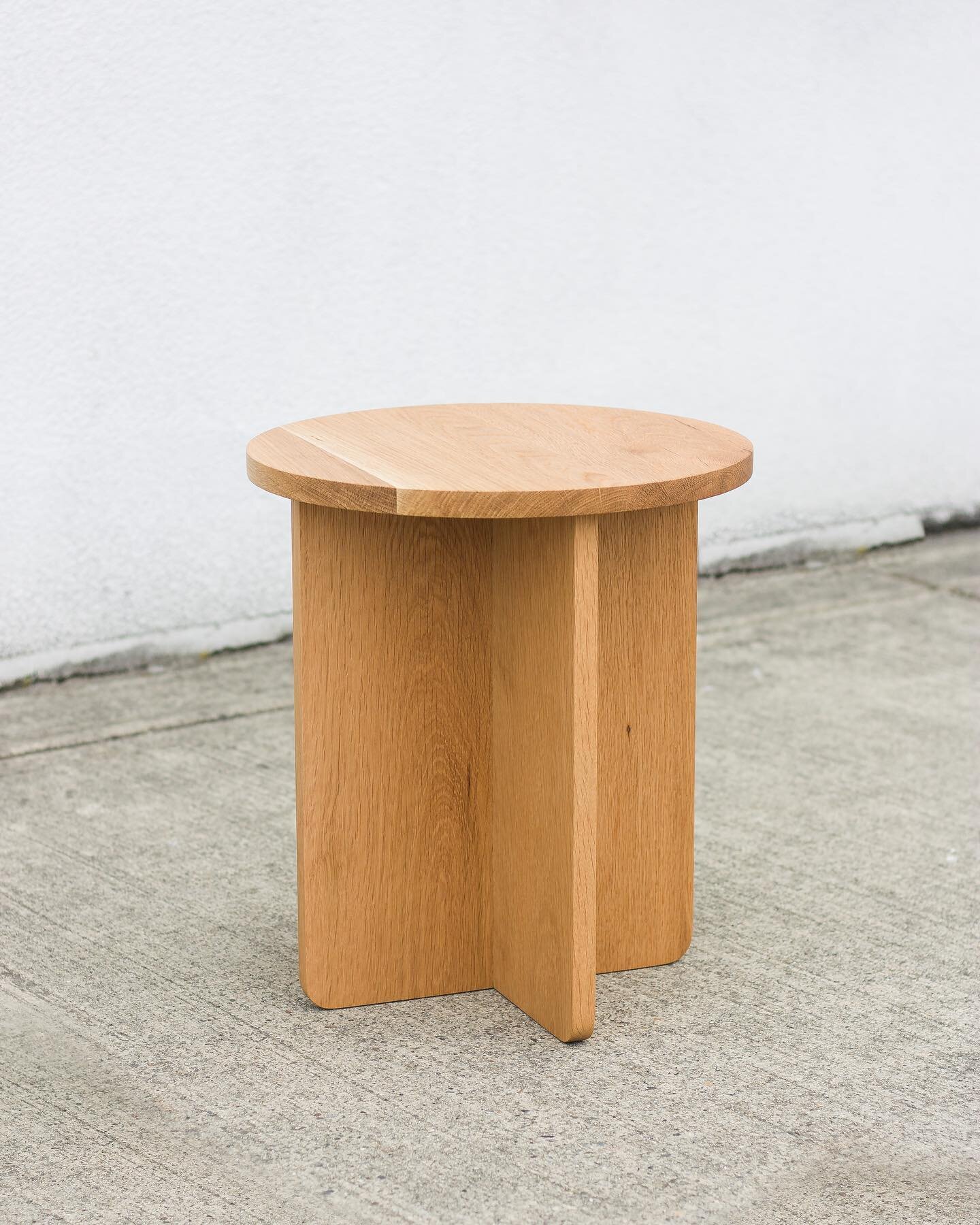 It&rsquo;s a stool, it&rsquo;s a side table, it&rsquo;s the versatile Saturday Stool.

&bull;

Made from solid white oak, this Nordic-inspired stool features round curves and minimal detailing, perfect for a splash simple + contemporary in your home.