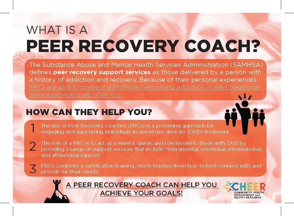 What is a peer recovery coach? Handout