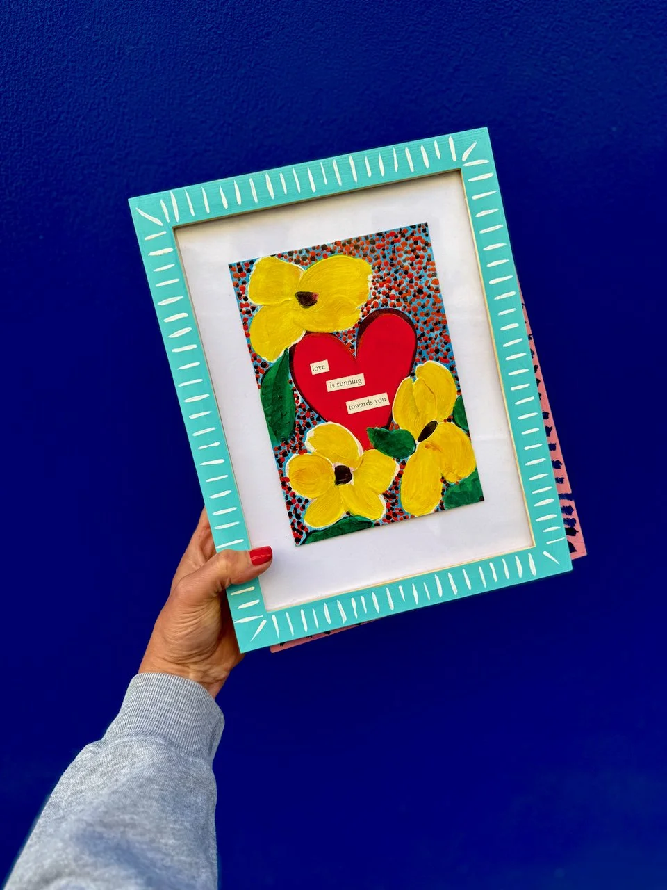Love Is Running Towards You - Tiny Original Art
