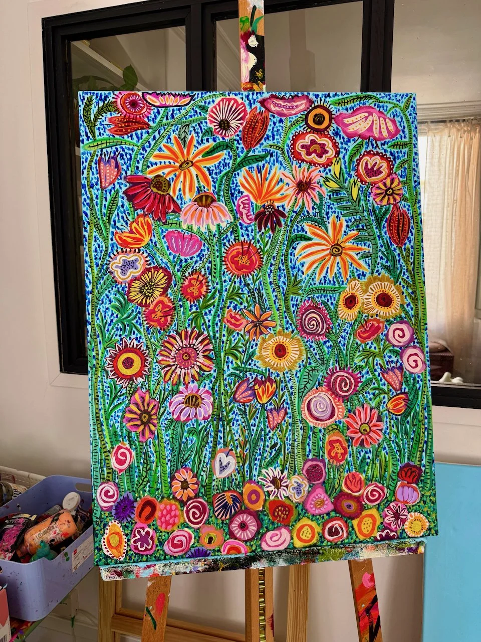 Wildflowers - Original Art Work 60 x 80 cm
