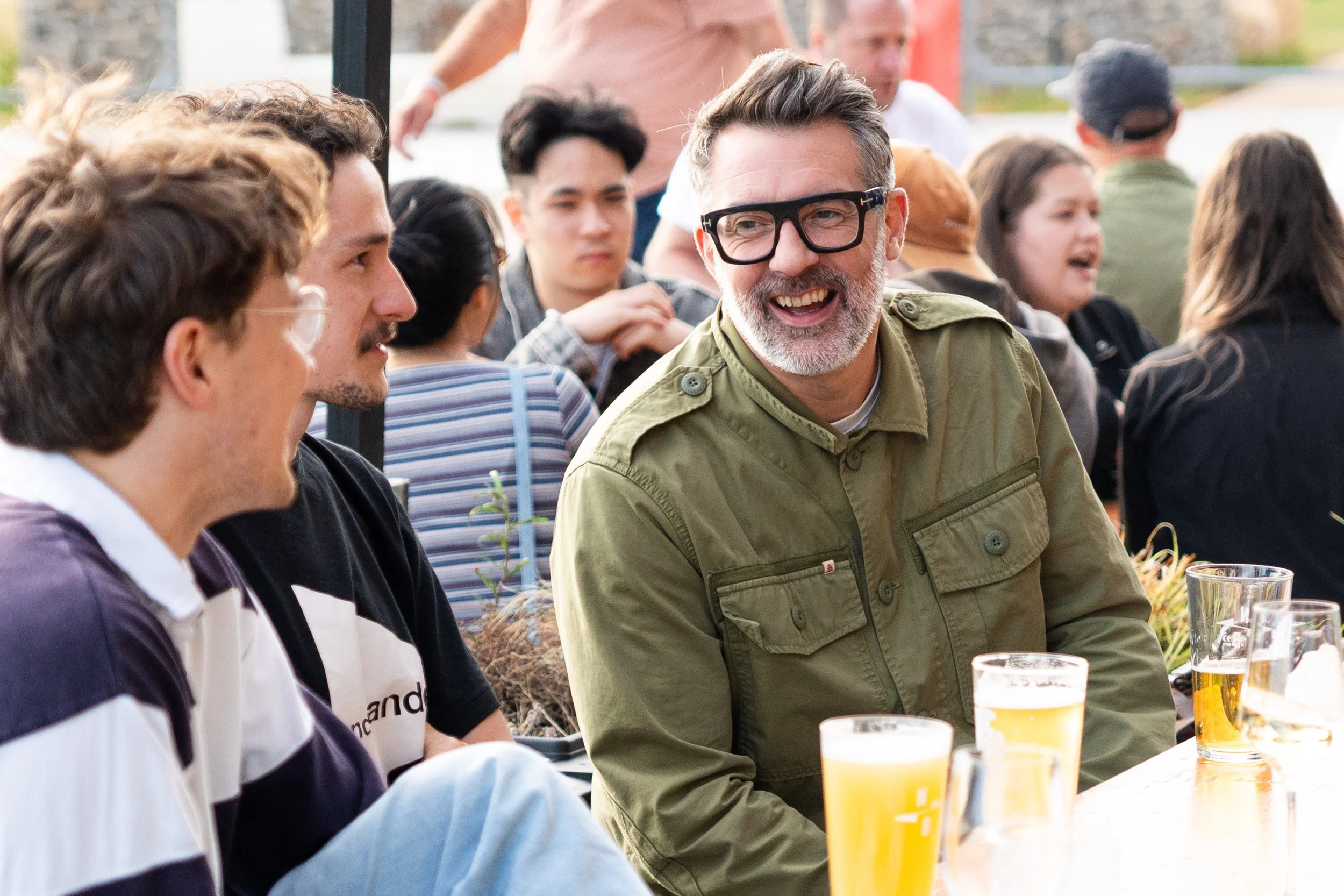picture of man laughing