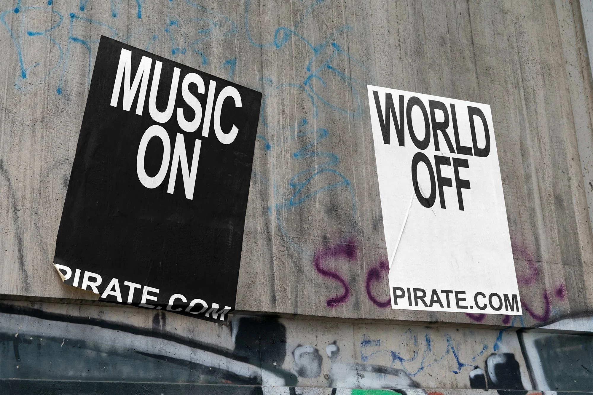 Manchester based Only Studio explore their identity design for music brand, Pirate
