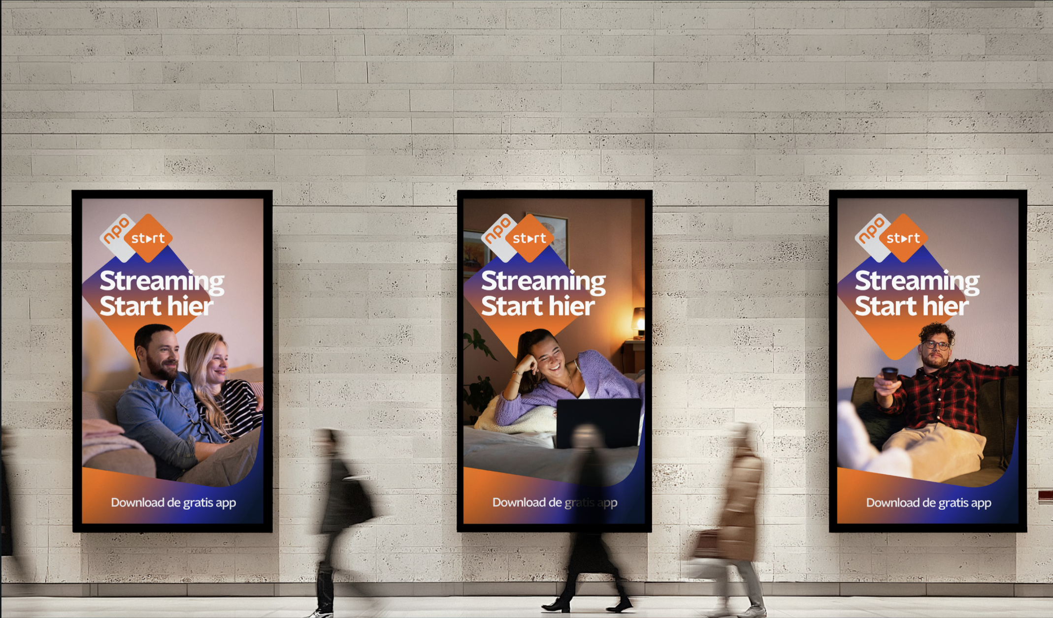 Picture of NPO brand identity by D8 Amsterdam