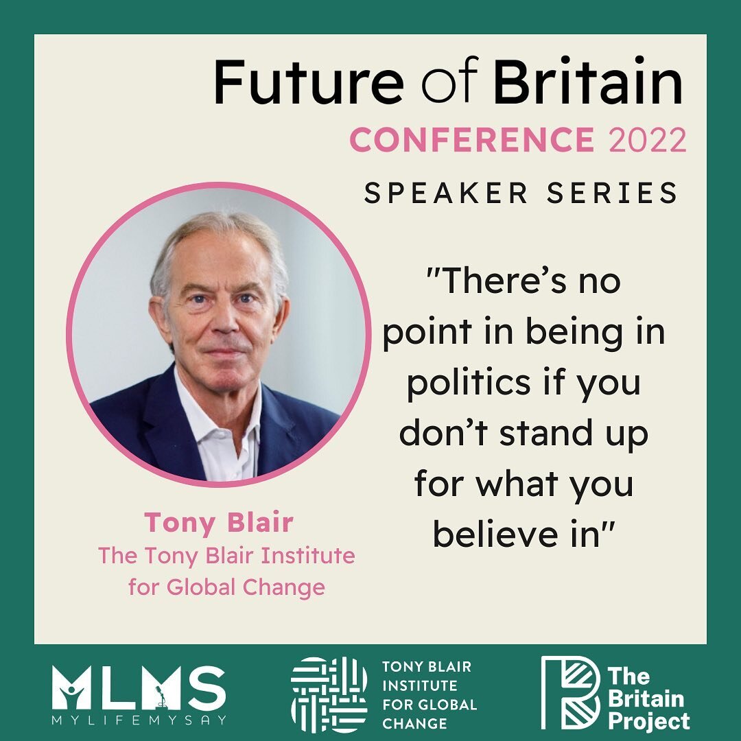 Speaker Series: Tony Blair wraps up the #FutureOfBritain conference speaking about the importance of continuing these conversations. Thank you for tuning in to a fantastic event.