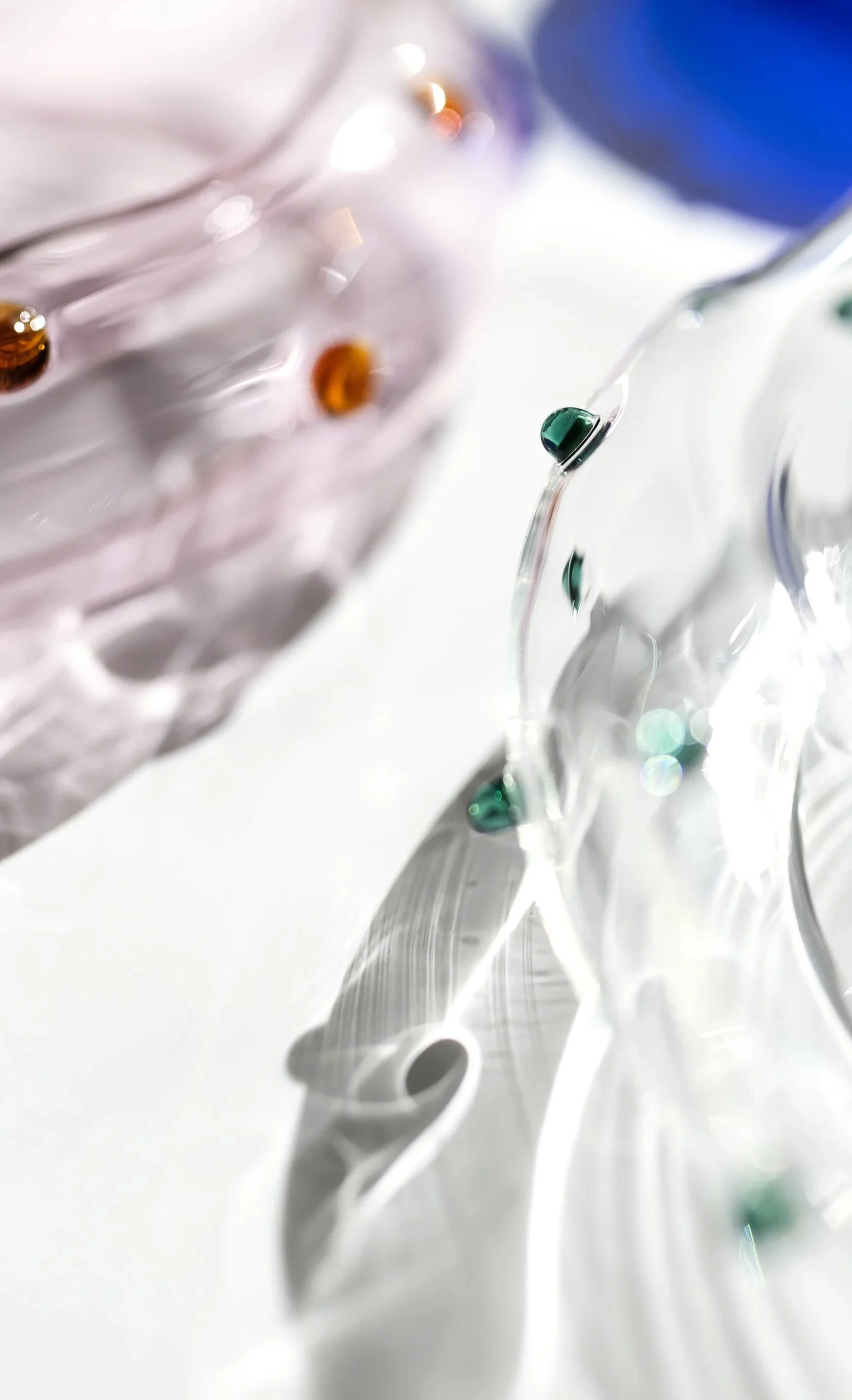 Salgados Sea Crystal + Salt Rose Plates Set