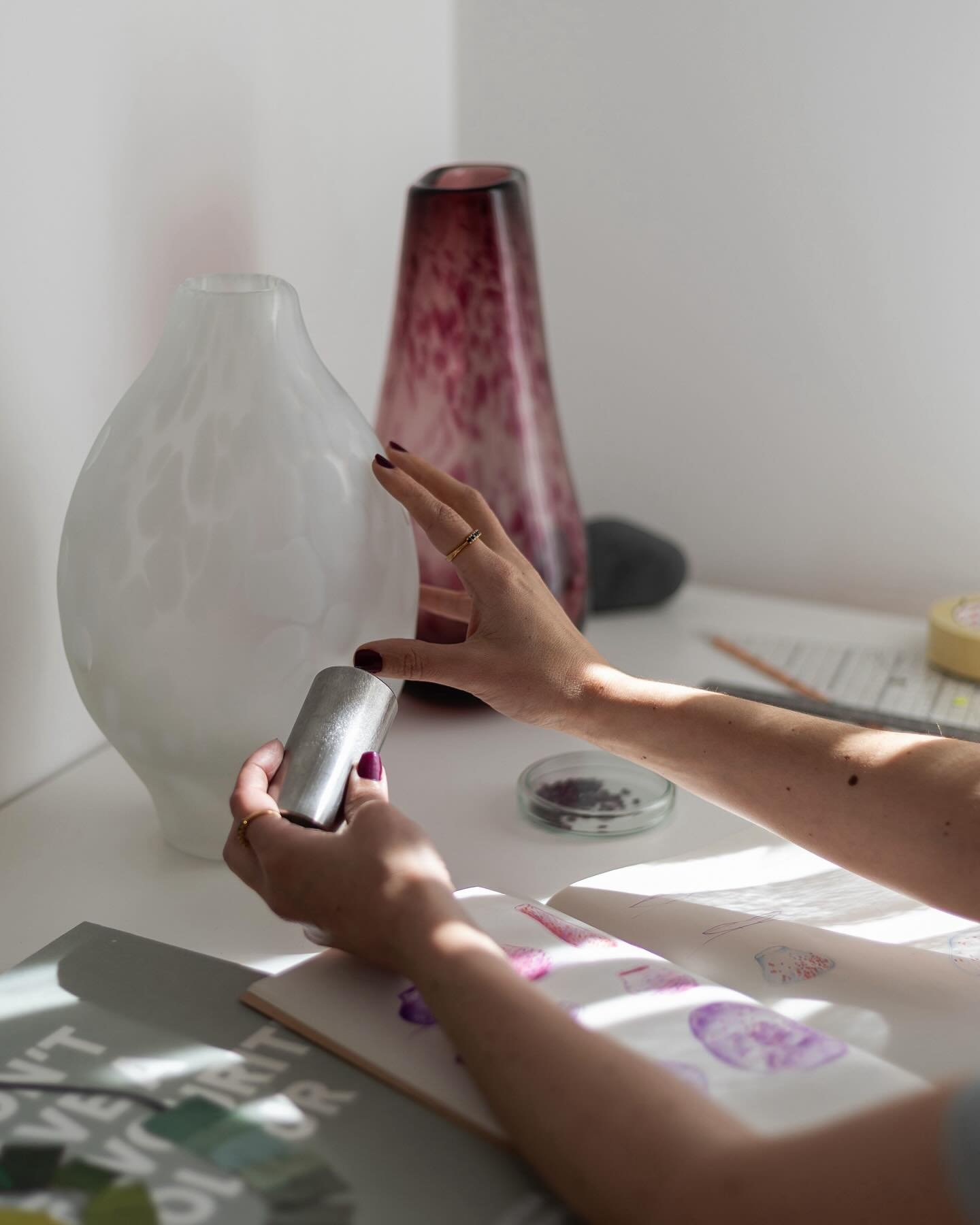 Work in progress for @lisbondesignweek moments of the design process of Colour Conversations 👁️.

The collection will be exhibited next May at @bryonstudios a special shop, exhibition space and textile studio founded by Chlo&eacute; Skinner. More ne