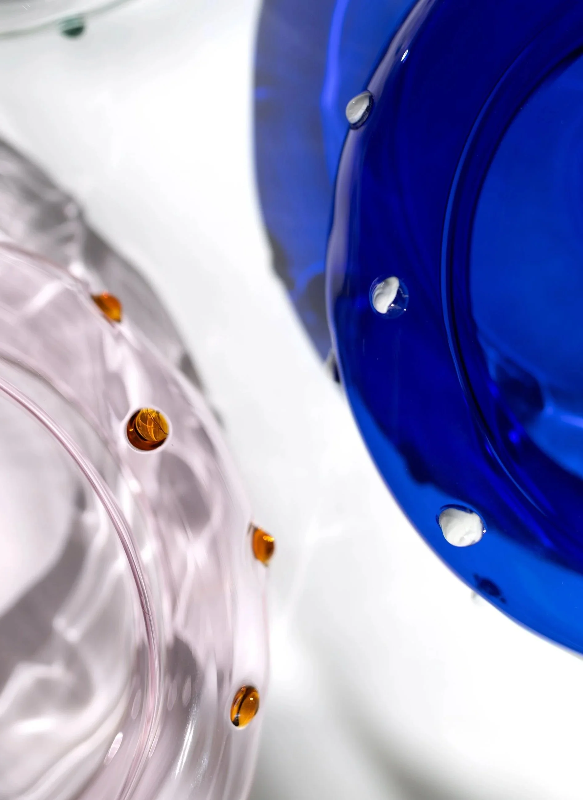 Salgados Salt Rose + Ocean Blue Plates Set