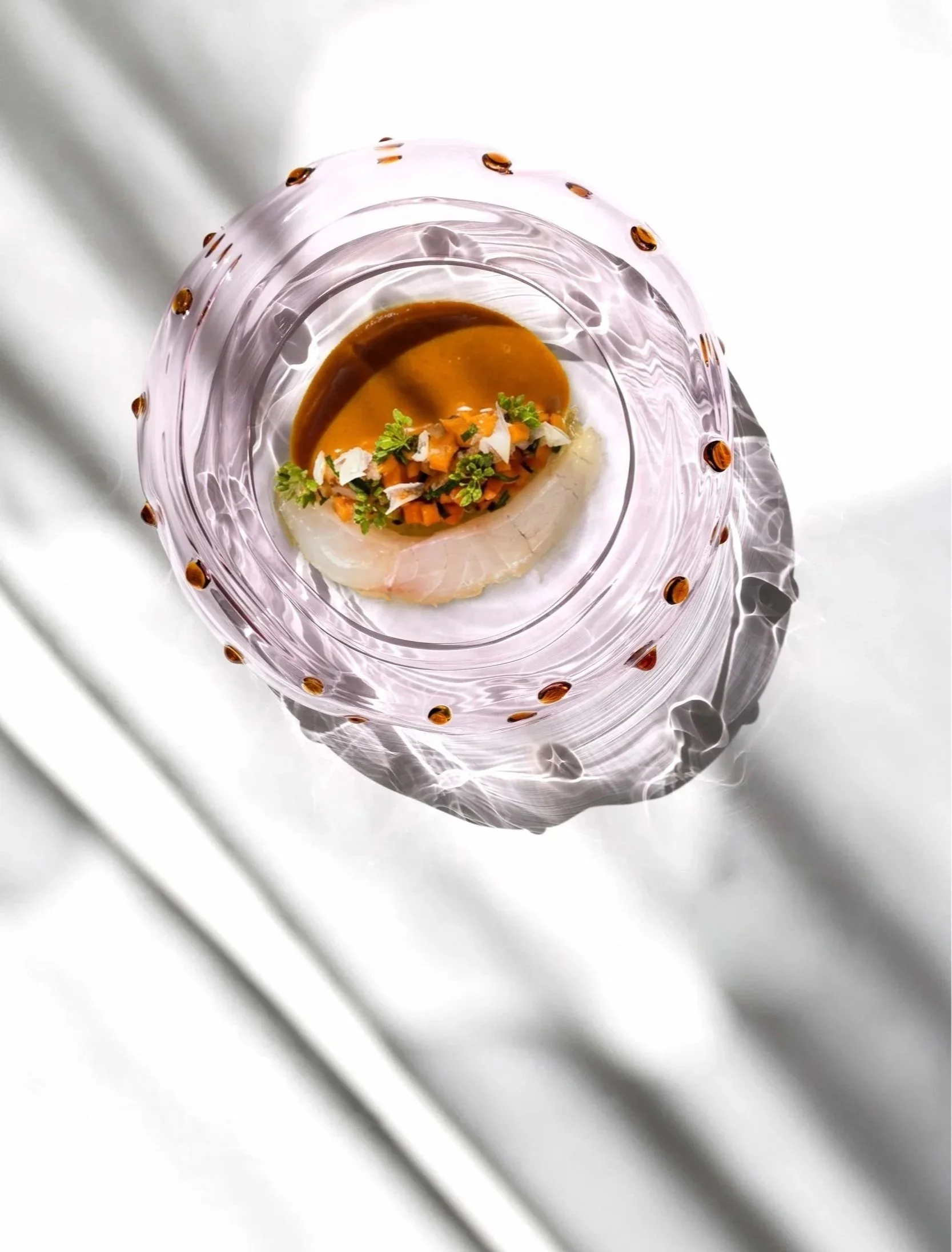 Salgados II Salt Rose Plate