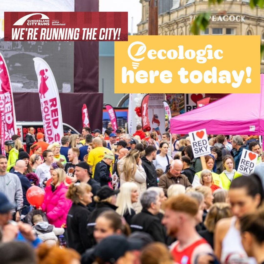 We are partners with Sunderland City Runs. 

We will be there today to support all the runners! Come and get your pink tiger selfie! 📸

We will also be giving all the runners a well deserved (and more sustainable) carton of water at the finish line!
