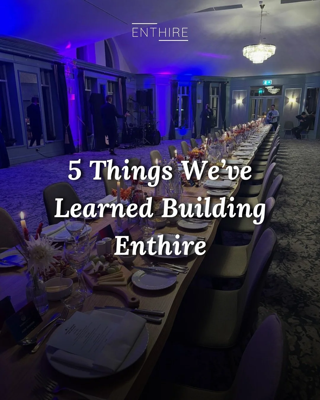 Building Enthire has taught us more than we ever imagined, about business, people, creativity, and calm.

These are the 5 lessons that have shaped who we are today:
✨ Calm is a superpower
✨ Connection matters more than perfection
✨ Every piece has a 