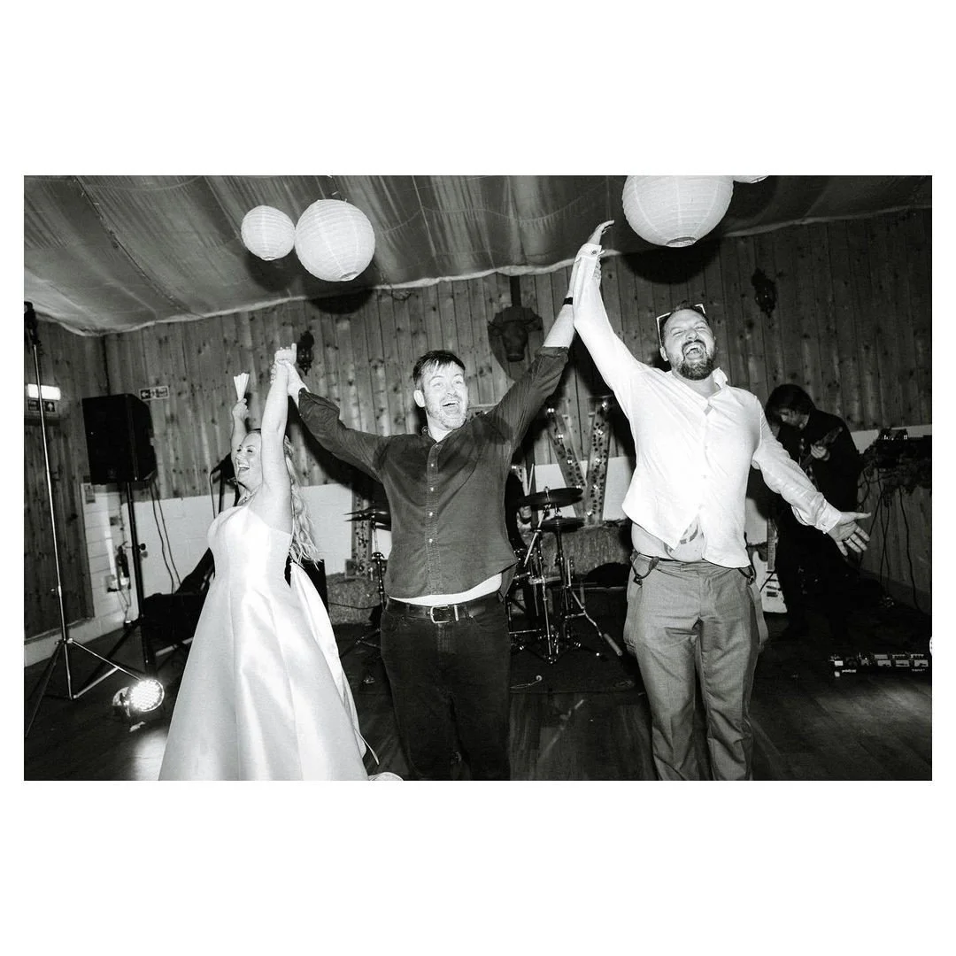 We had so much fun playing at Natalie &amp; Ric's wedding. Thanks for having us! 🎶🥳

These amazing pictures by @redsweetsphotography really captured the vibe 🙌

Venue: @wellbeingfarm
Wedding Dress: @thebridalfactoryoutlet
Hair Stylist: Super Talen