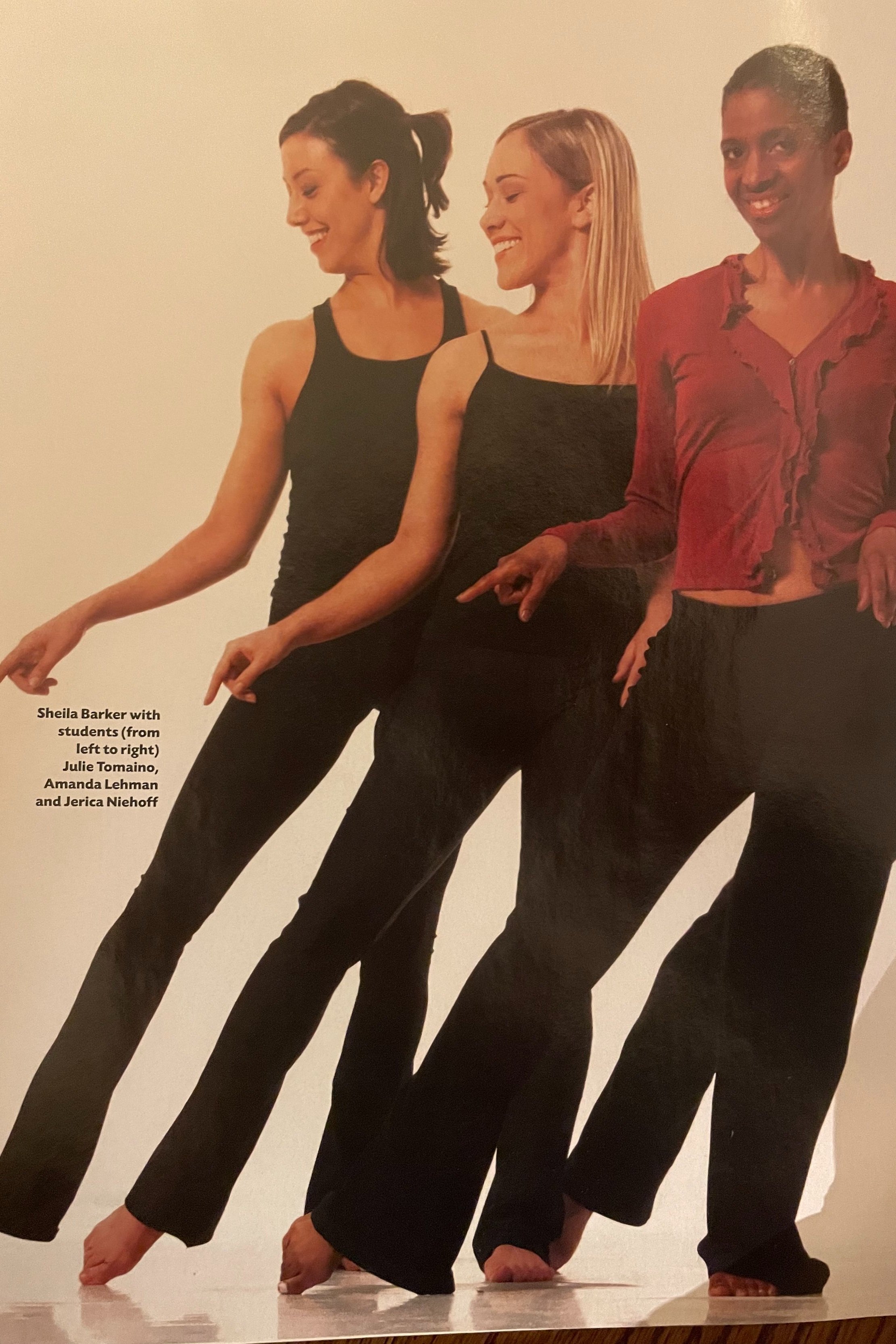  Posing in  Dance Teacher Magazine  with Sheila Barker. 
