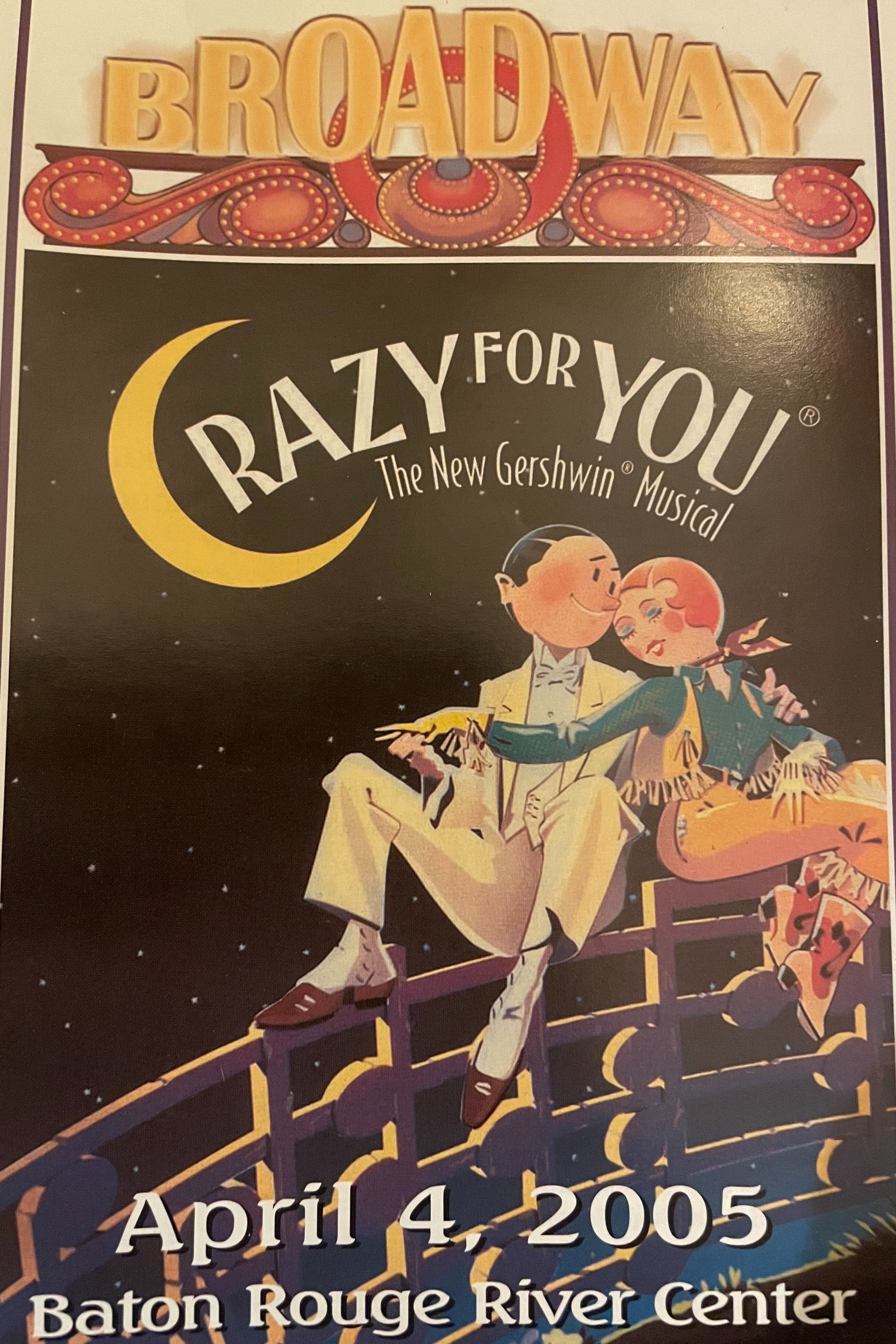  Travelling across the US on tour with   Crazy For You  . 