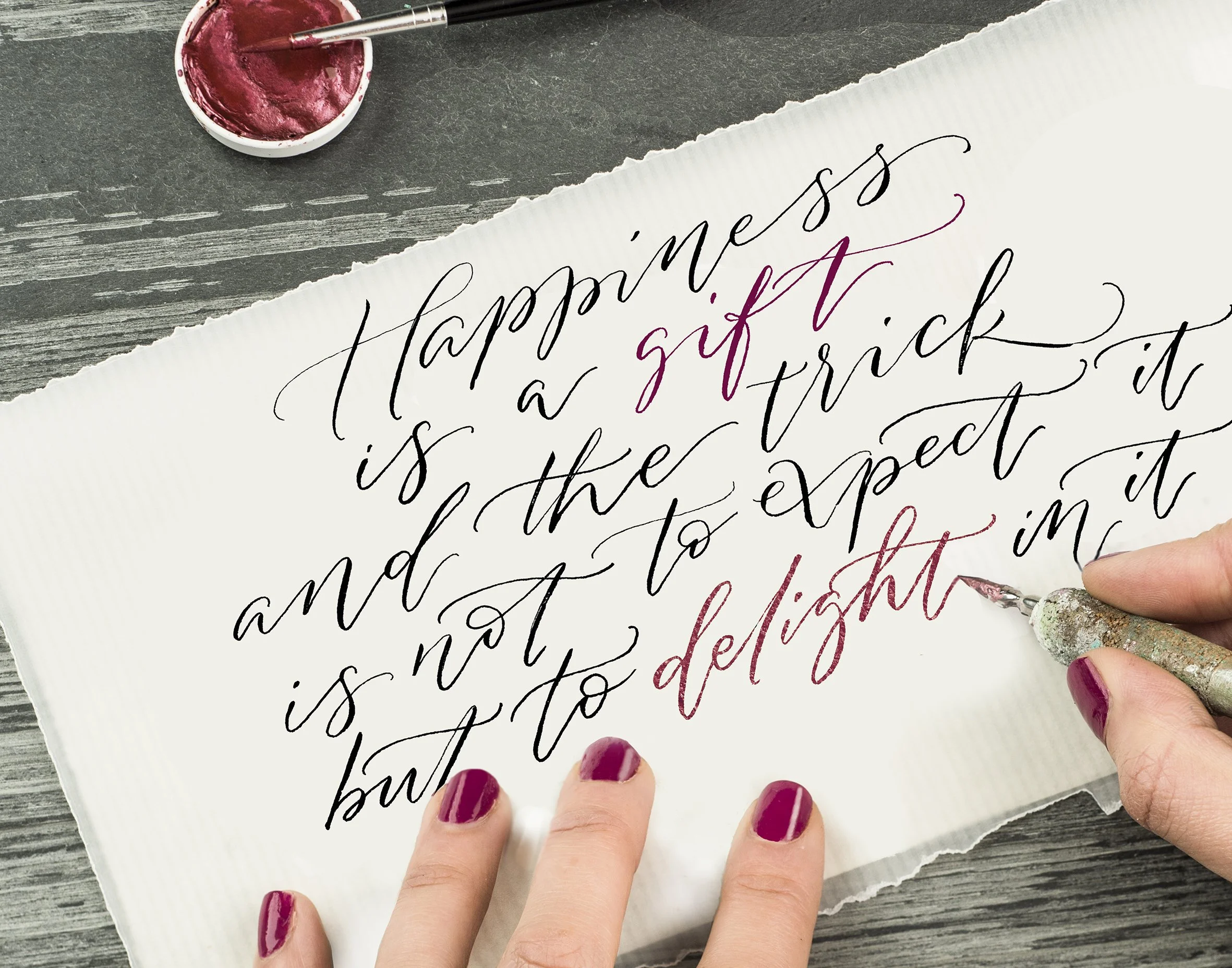Modern Calligraphy Workshops — Danielle Barnes