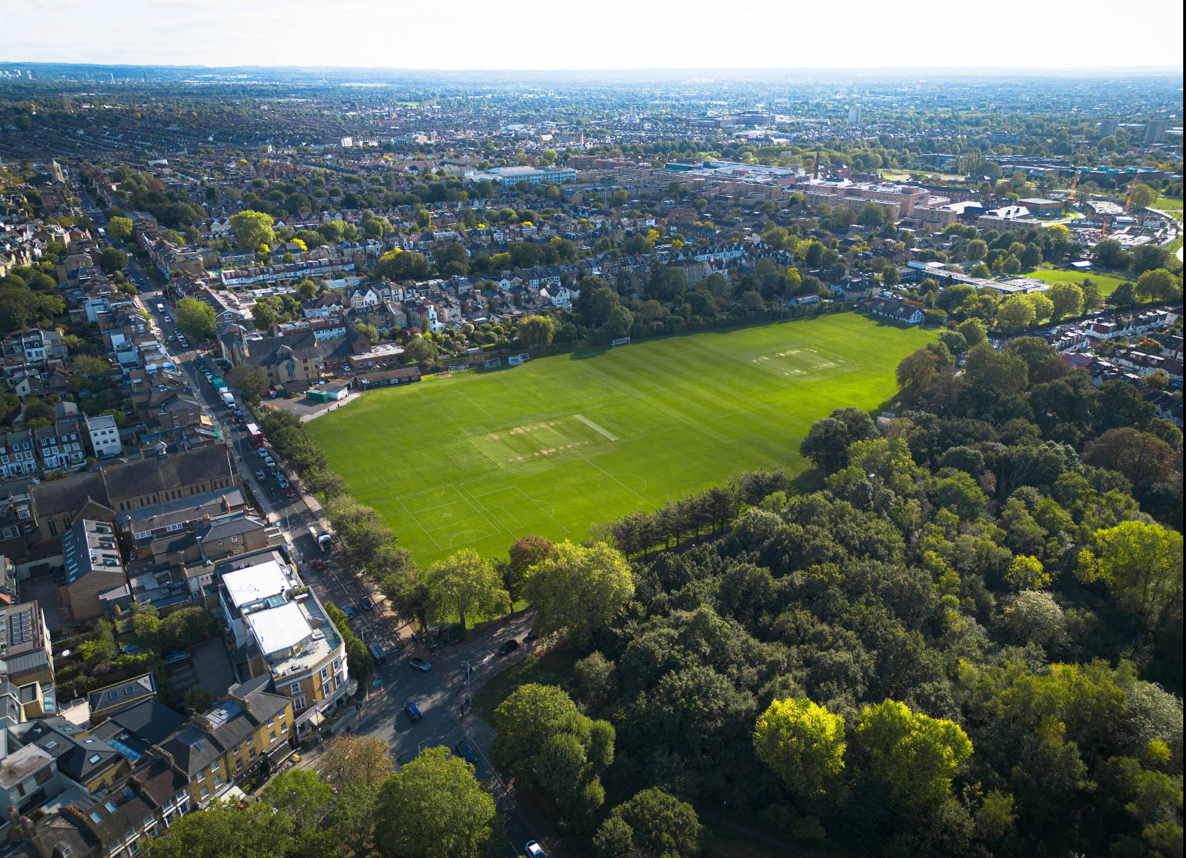 Current aerial view