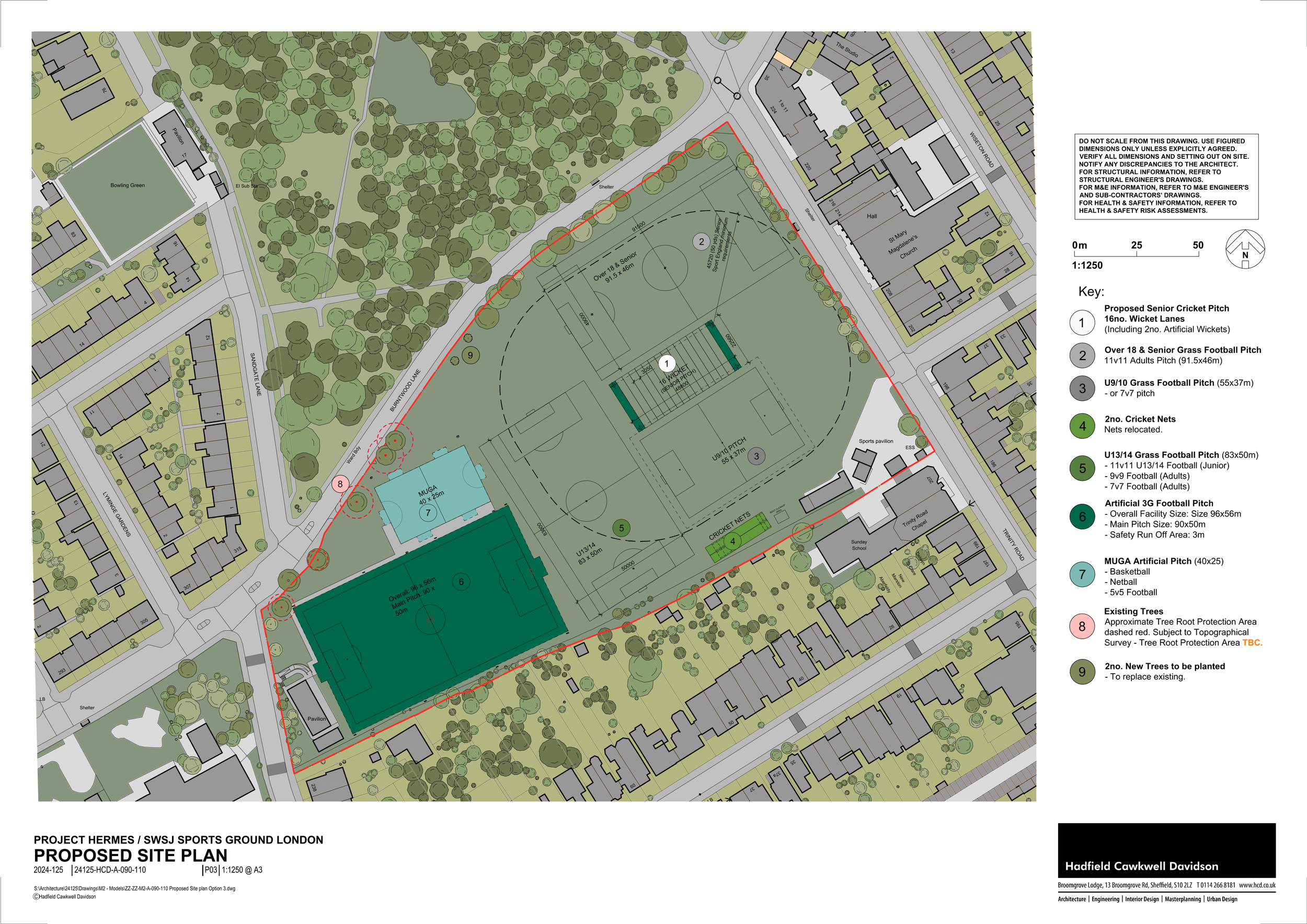 Proposed site plan