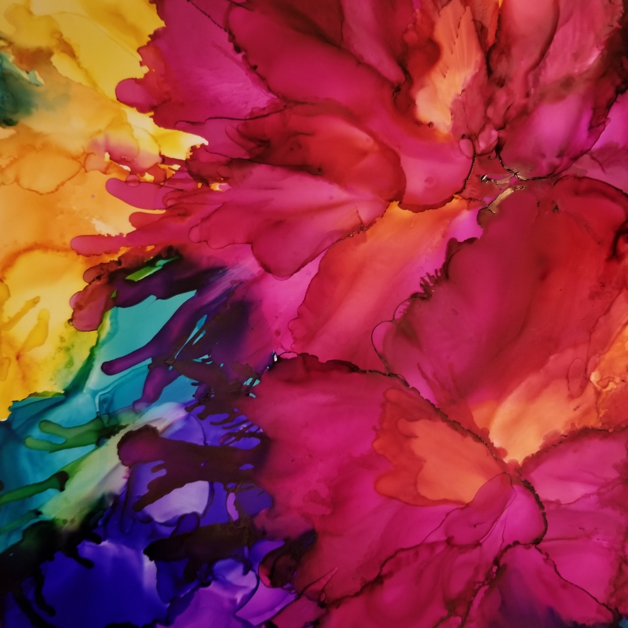Color Splash Greeting Card