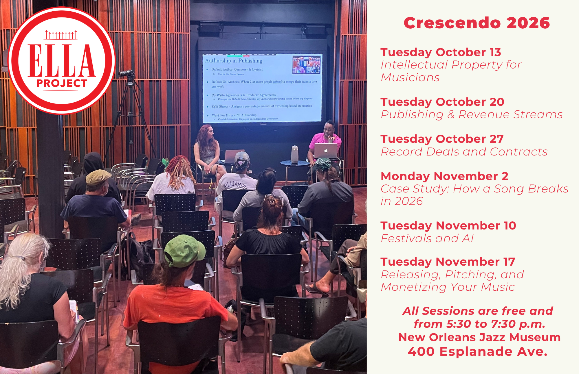 Crescendo Returns October 13