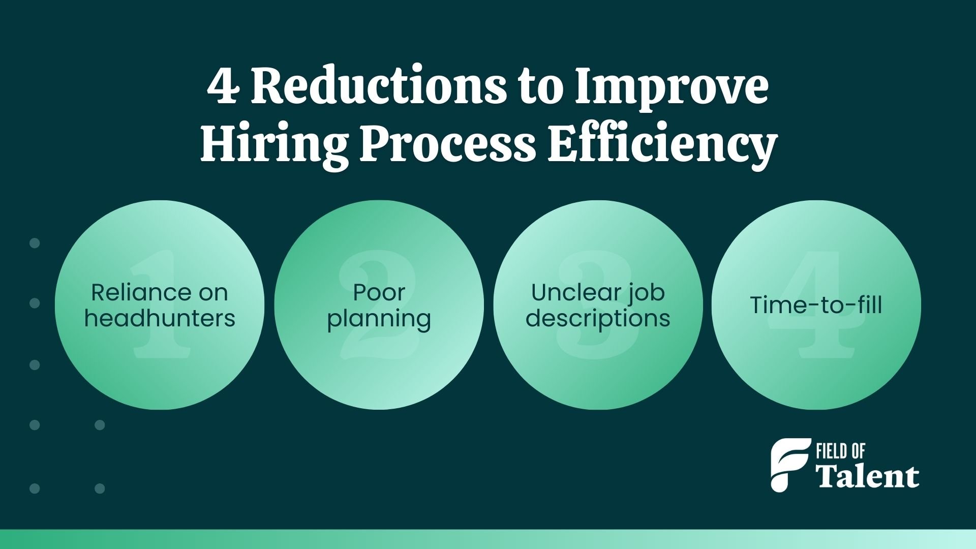 4 reductions to improve hiring process efficiency