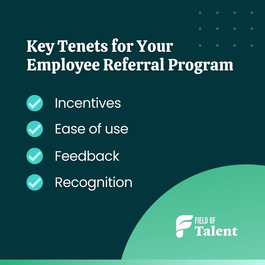 key tenets for your employee referral program