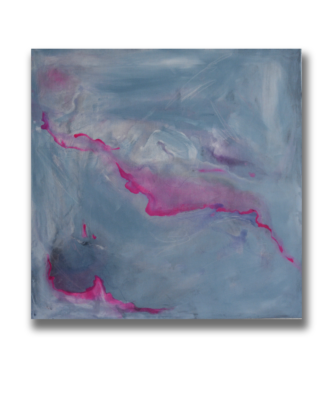 RIPPLED SILENCE | 90x90cm