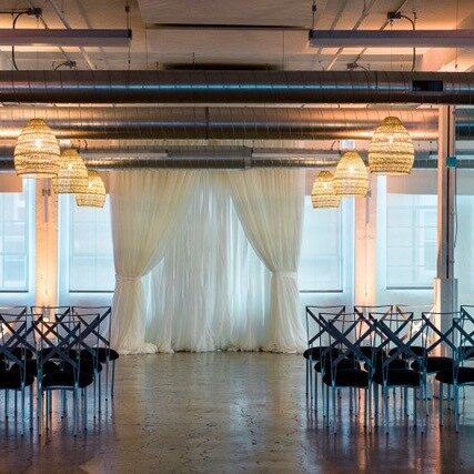 Loving the photos of this ceremony set up by @T@triadeventsoundandlighting and photos by @vesicphoto  #downtowngso #elmandbain #getcreative