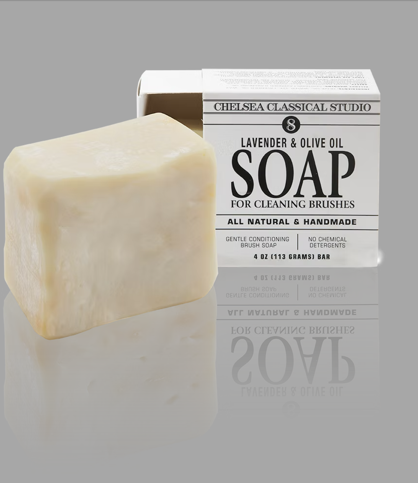 Chelsea Classical Studio Lavender & Olive Oil Brush Soap - 4oz (118ml)