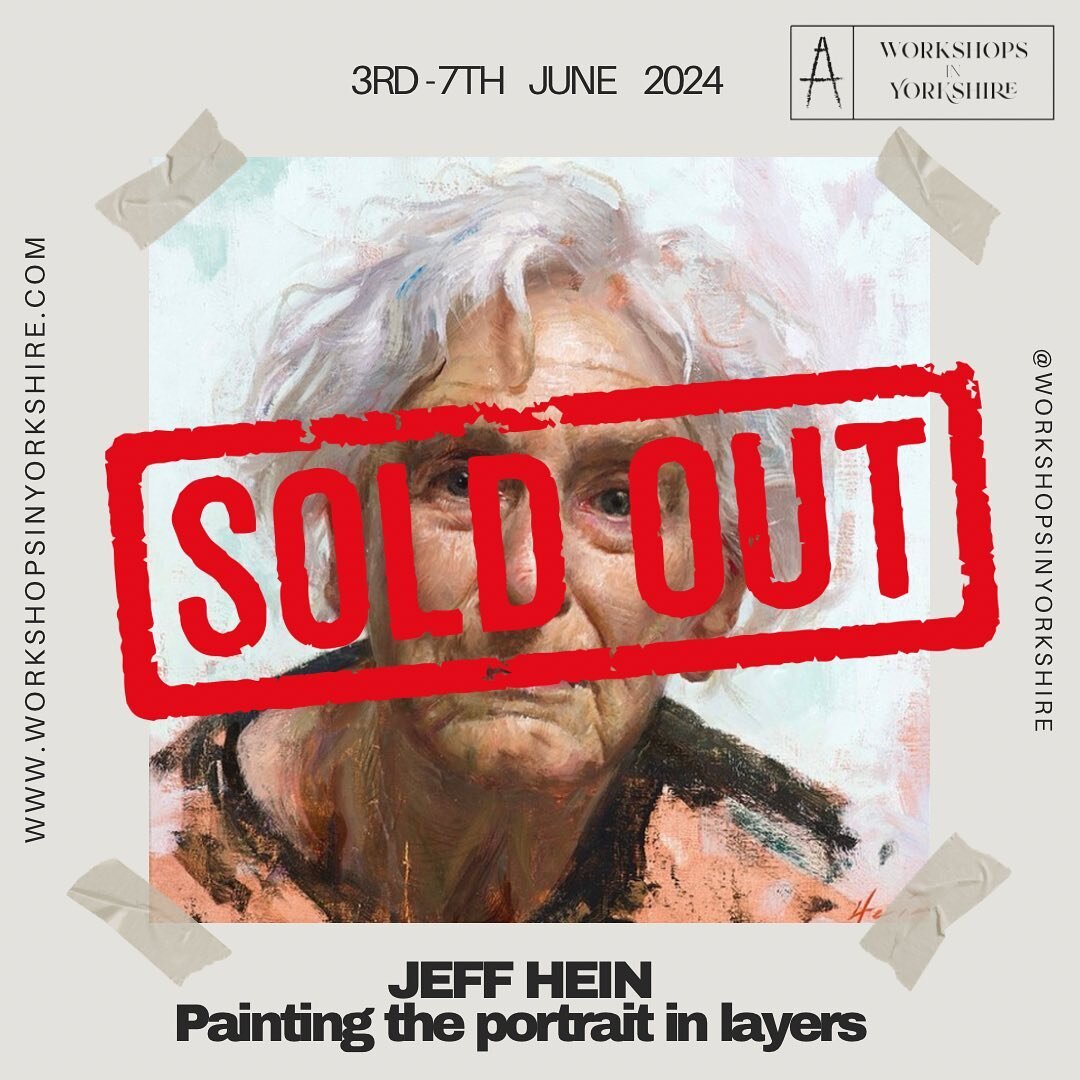 🎉SOLD OUT! 🎉

I&rsquo;m so excited that @jeff_hein_art will be joining us with a FULL house next year! I&rsquo;m also extremely proud to say that 12 of the 16 students are returning back to us. Wowee. That really means something! 🙏🏻

If you&rsquo