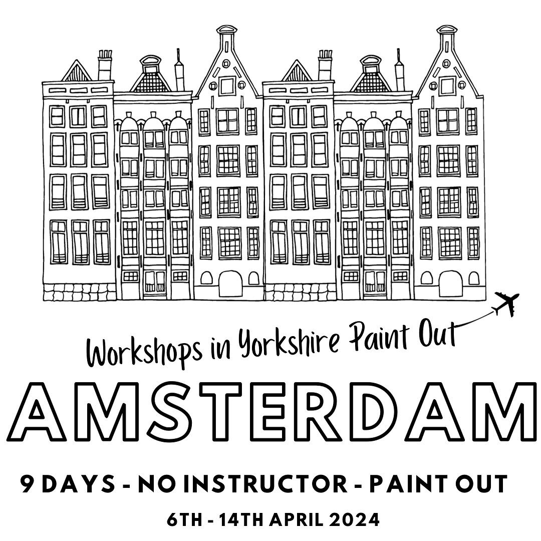 🌷 WORKSHOPS IN YORKSHIRE PAINT OUT! 🌷

Let&rsquo;s go and enjoy Amsterdam; from the tulips, to the canals, the windmills, the museums, the Rembrandt&rsquo;s &amp; Vermeer&rsquo;s - it&rsquo;s an artists capital and 9 days is the right amount of tim