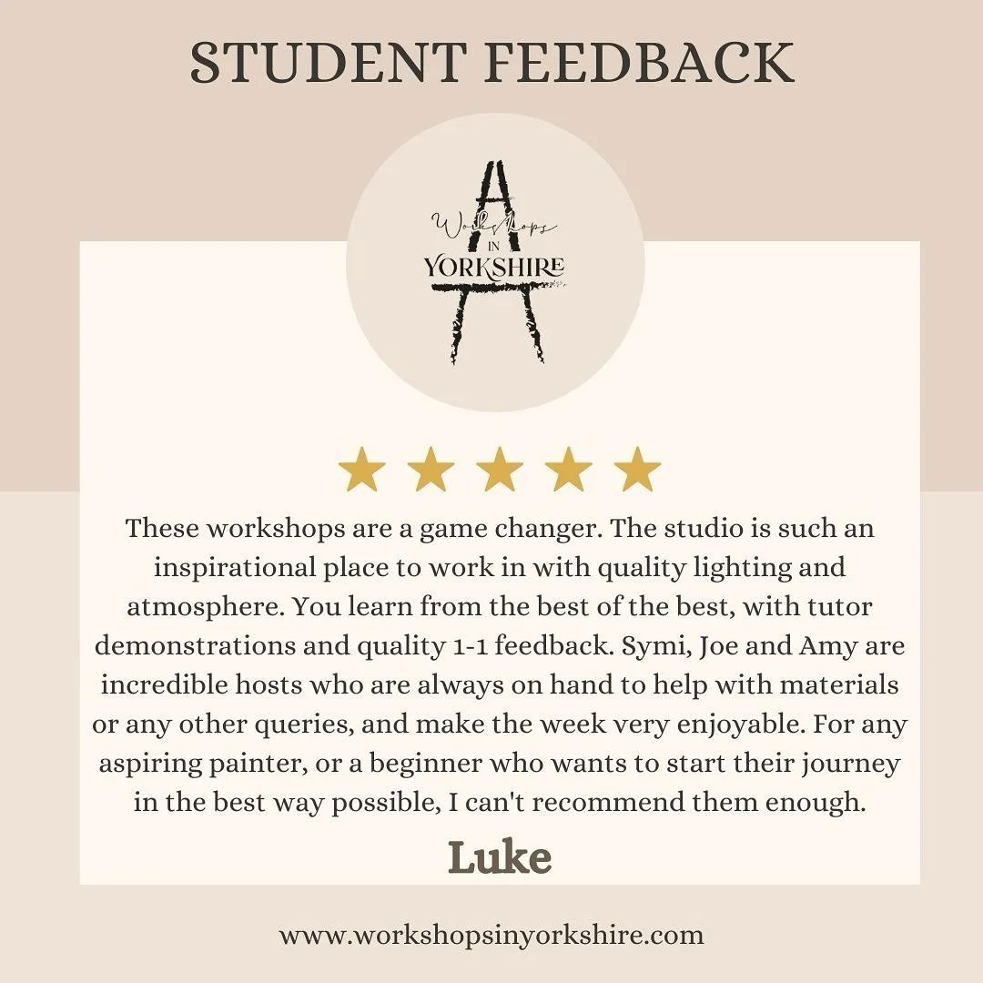 Thank YOU to our lovely students for the feedback from @jeffreytlarson workshops this year. It&rsquo;s no wonder it&rsquo;s already over half full (with 5 students from this years workshop coming back again!). 🙌🏼❤️

You can find more info on our we