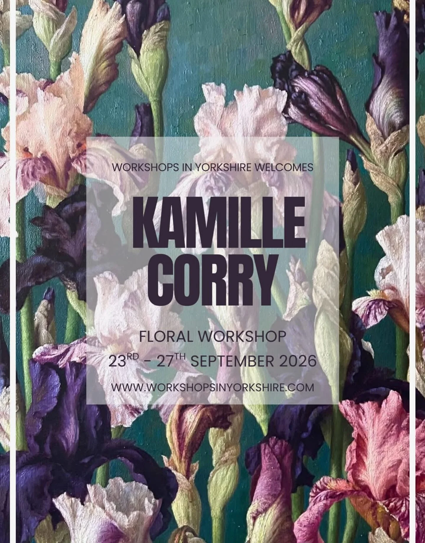 🌺 Kamille Corry will be joining us in 2026! 🇬🇧

@kamillecorry 

I am so excited to welcome Kamille in September for a wonderful floral workshop! We have a great week planned for the students and hope to welcome you! We will be focussing on the flo