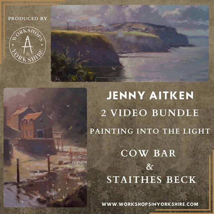 🎥 Introducing two new recorded videos from Jenny Aitken @jennyaitkenart 🎥 by @joehawkins_films 🙌🏼

We&rsquo;re excited to share that we&rsquo;ve just released two brand new videos, both filmed on location in Staithes - one of our favourite spots 