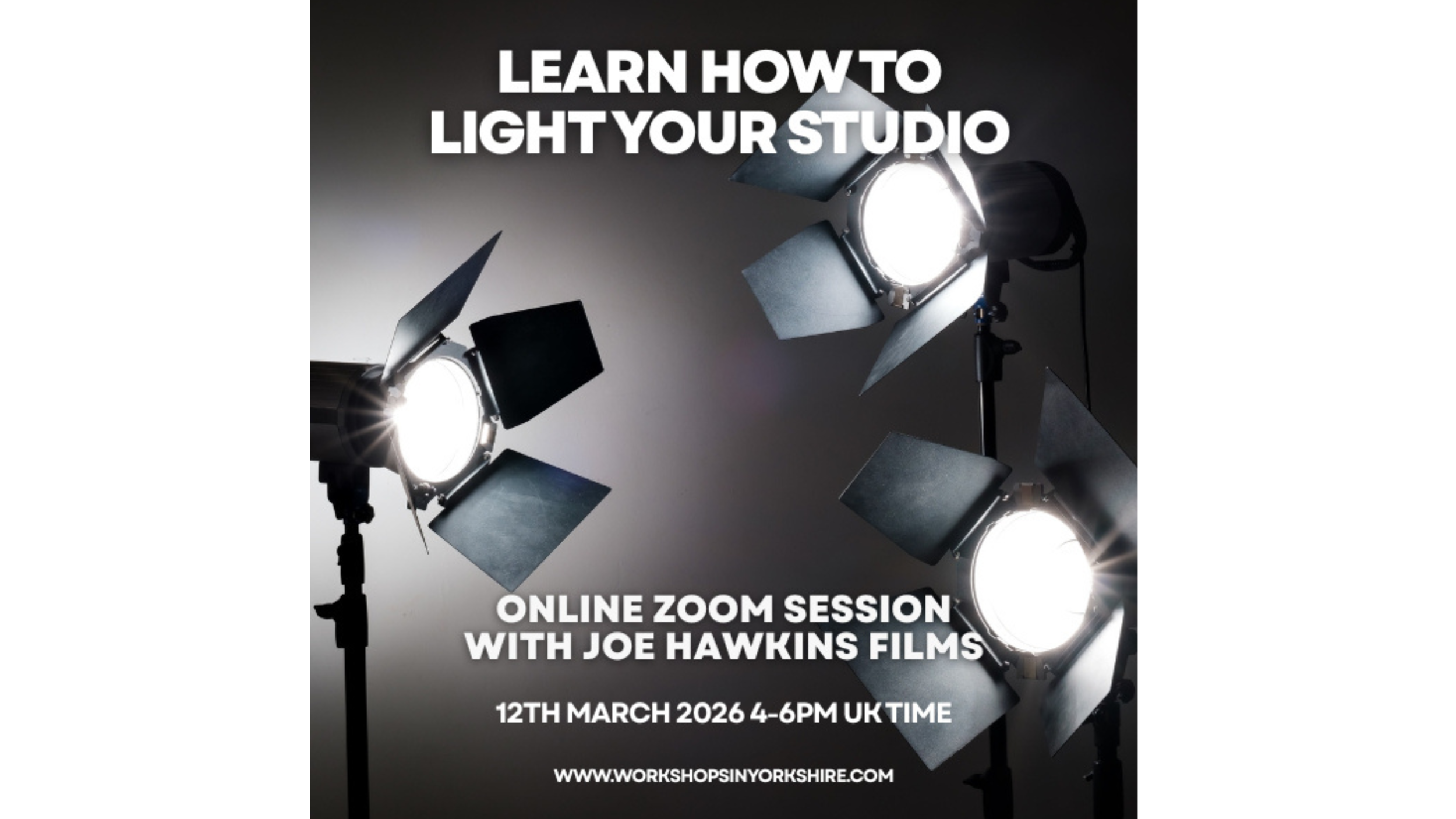 Online: Learn How to Light your Studio