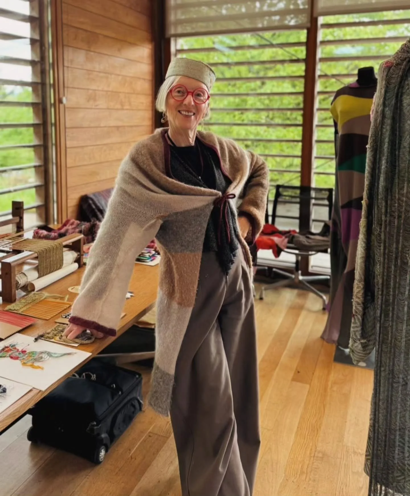 The wonderful Joan Murray will be modelling for the next portrait session on Saturday 30th May! Joan is an incredible artist and designer, and will be wearing one of her own handmade garments. Joan and Luke are currently collaborating on an exciting 