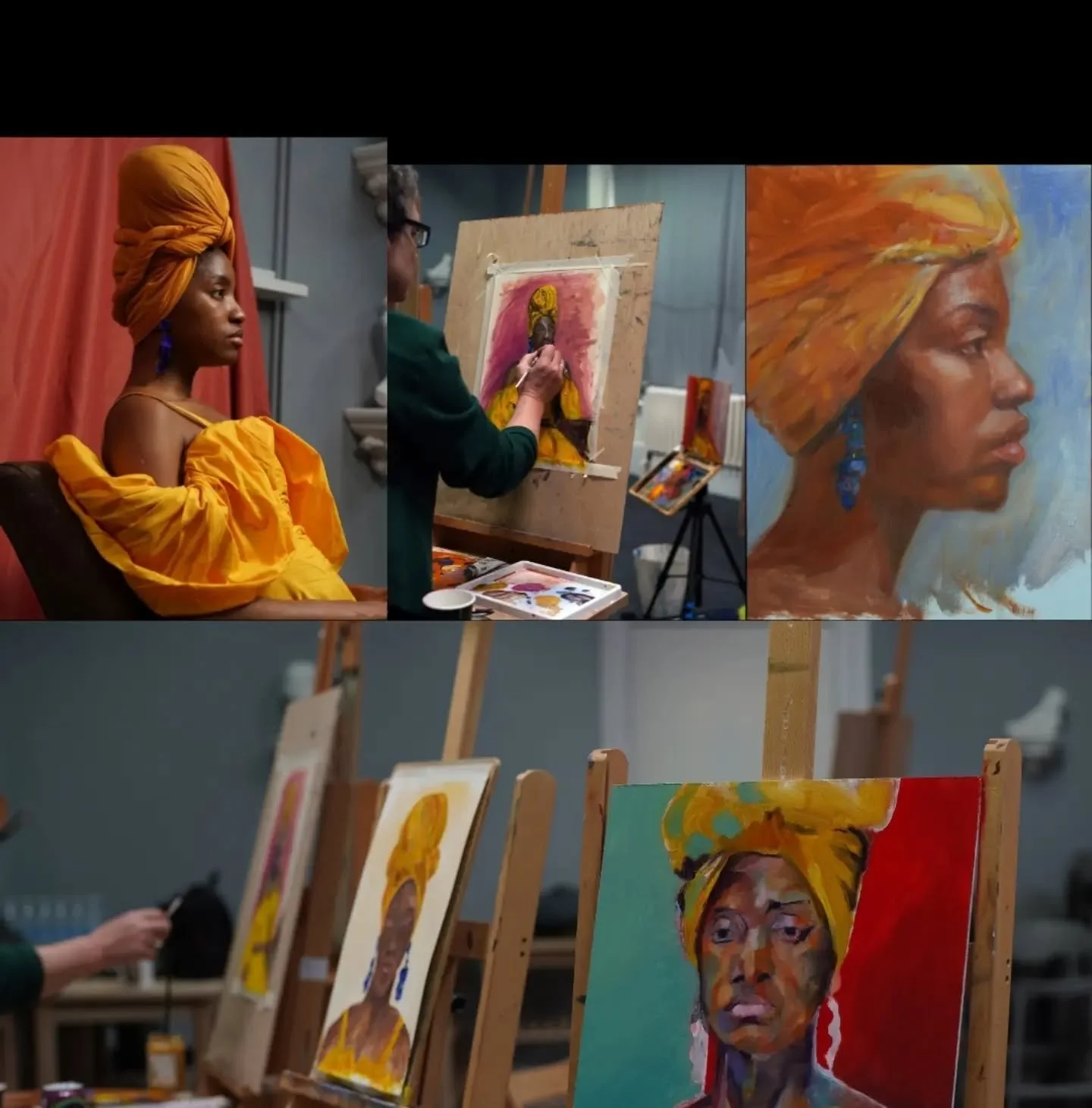 Had a blast today for the untutored Contemporary Portrait Session today @workshopsinyorkshire 

Our model  @olami_oo
Was totally stunning as always today 🥰

Thank you to all for coming and joining in!

@lukethompson_art Classical Portrait Session on