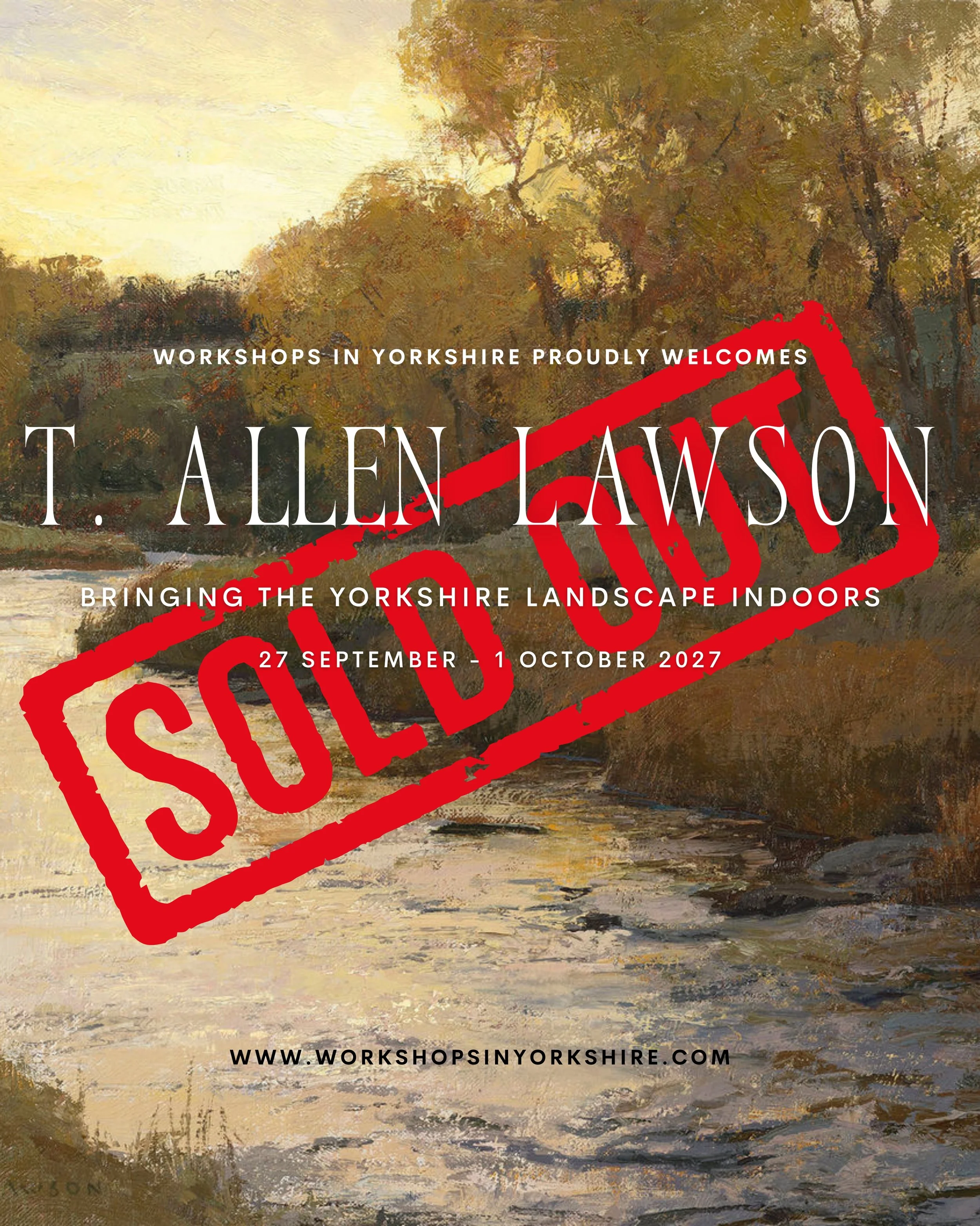 ⚡️SOLD OUT!⚡️

I feel bad announcing this as Sold Out before we even announced it online, but in truth, all of our mailing list were told about this first and snaffled the places up before I could get the news out to you folks. 

*Moral to the story?
